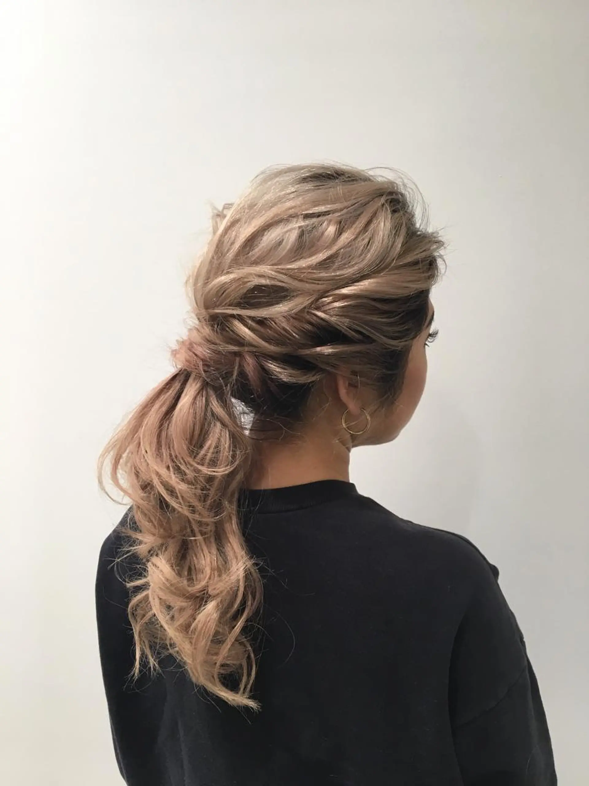 ロング カラー ヘアアレンジ たなか ちあきのヘアスタイル