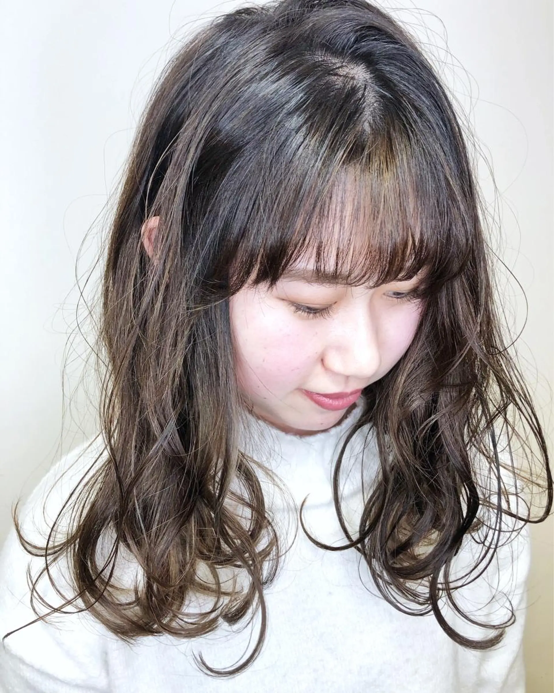 セミロング カラー ブリーチ ケアブリーチ デザインカラー ダブルカラー ハイライトカラー メンズヘア特化 崎田 成人のヘアスタイル