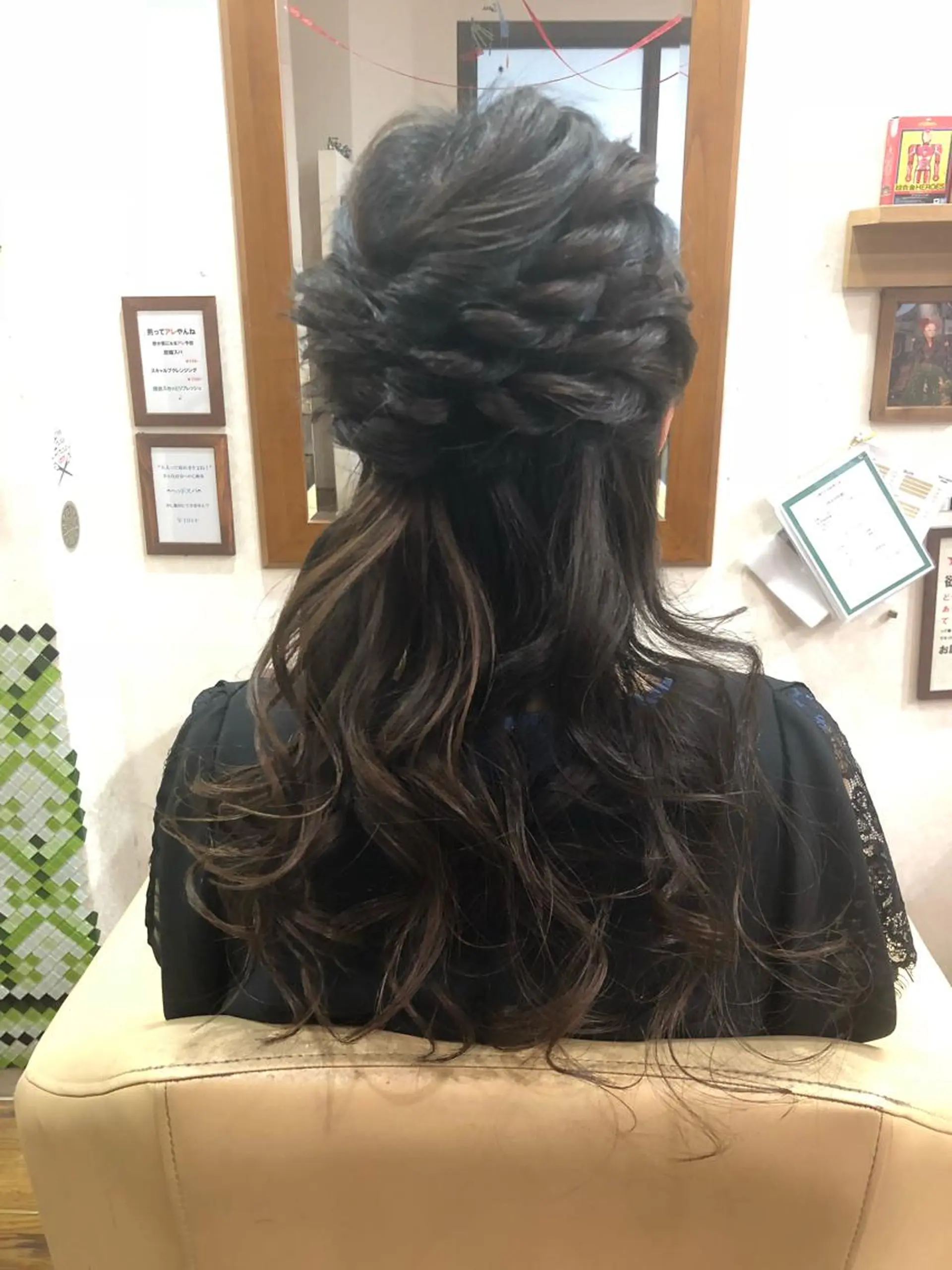 ロング ヘアアレンジ 國次 夕貴のヘアスタイル