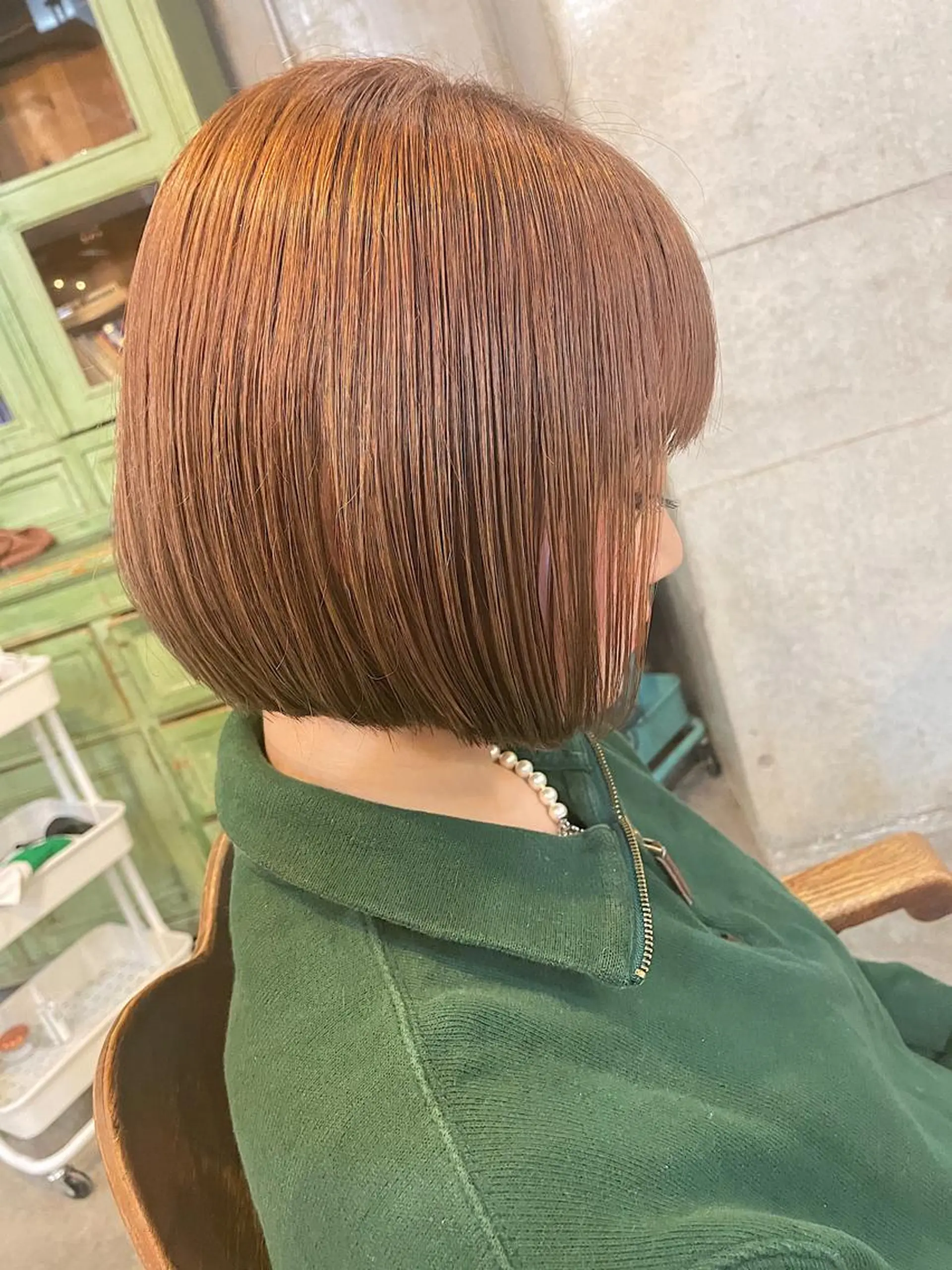 ショート カラー メンズ 南堀江🌿パーマ Tetsu【テツ】のヘアスタイル