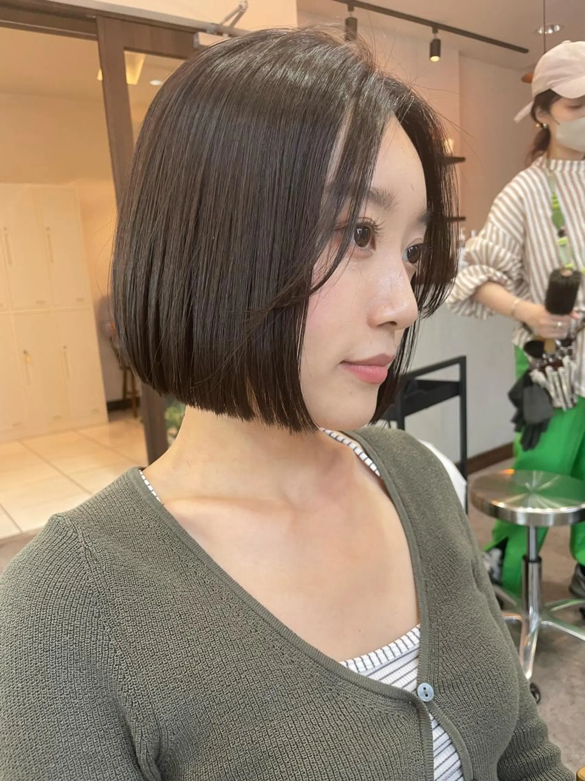 ショート ボブ カット ヘアカラー トリートメント ボブ/髪質改善/ soiナカジママドリのヘアスタイル