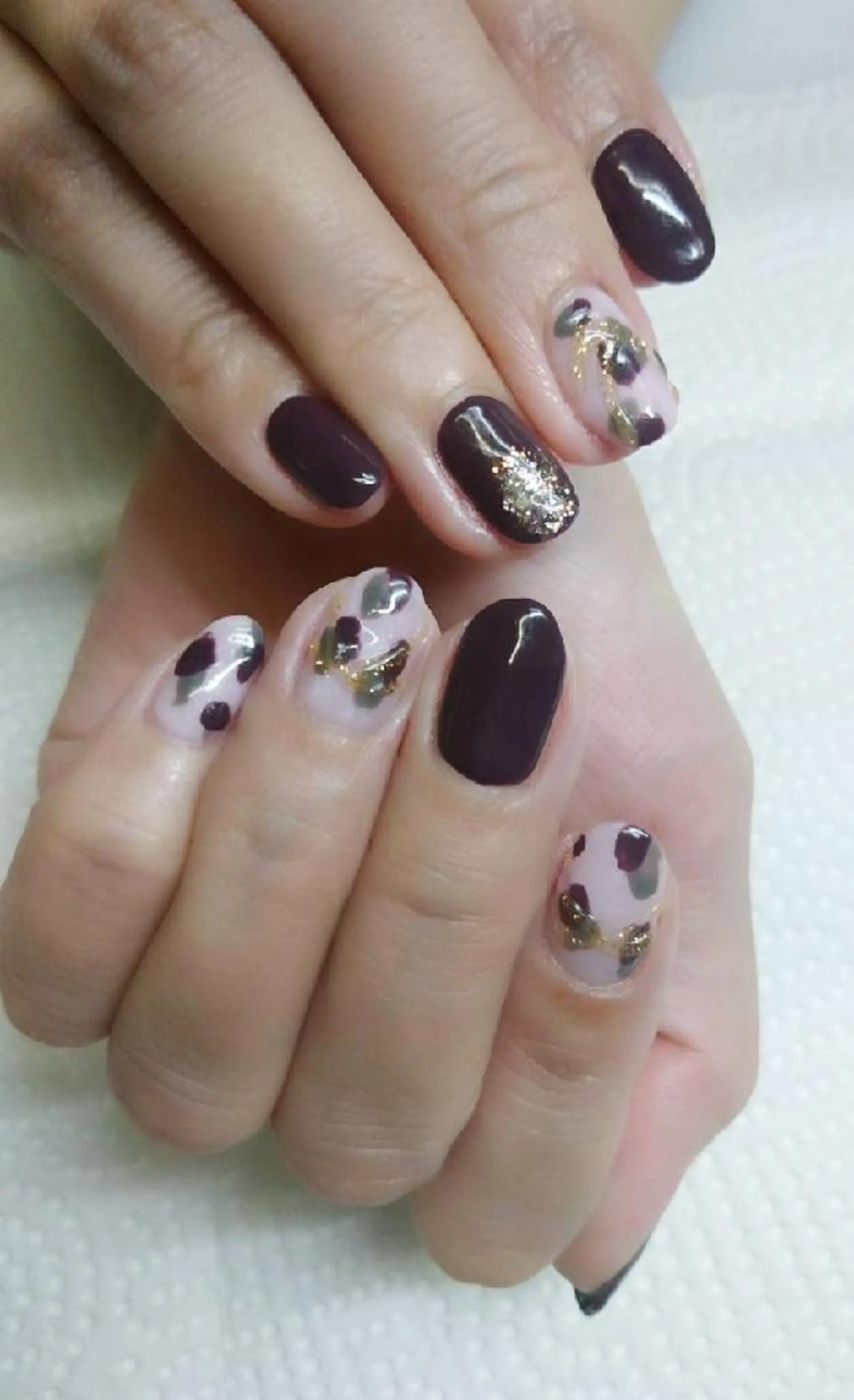 ネイル 持ち込み ハンドネイル ハンドケア プライベートサロン RosyLily所属・プライベートサロン Rosy Lilyのネイルデザイン