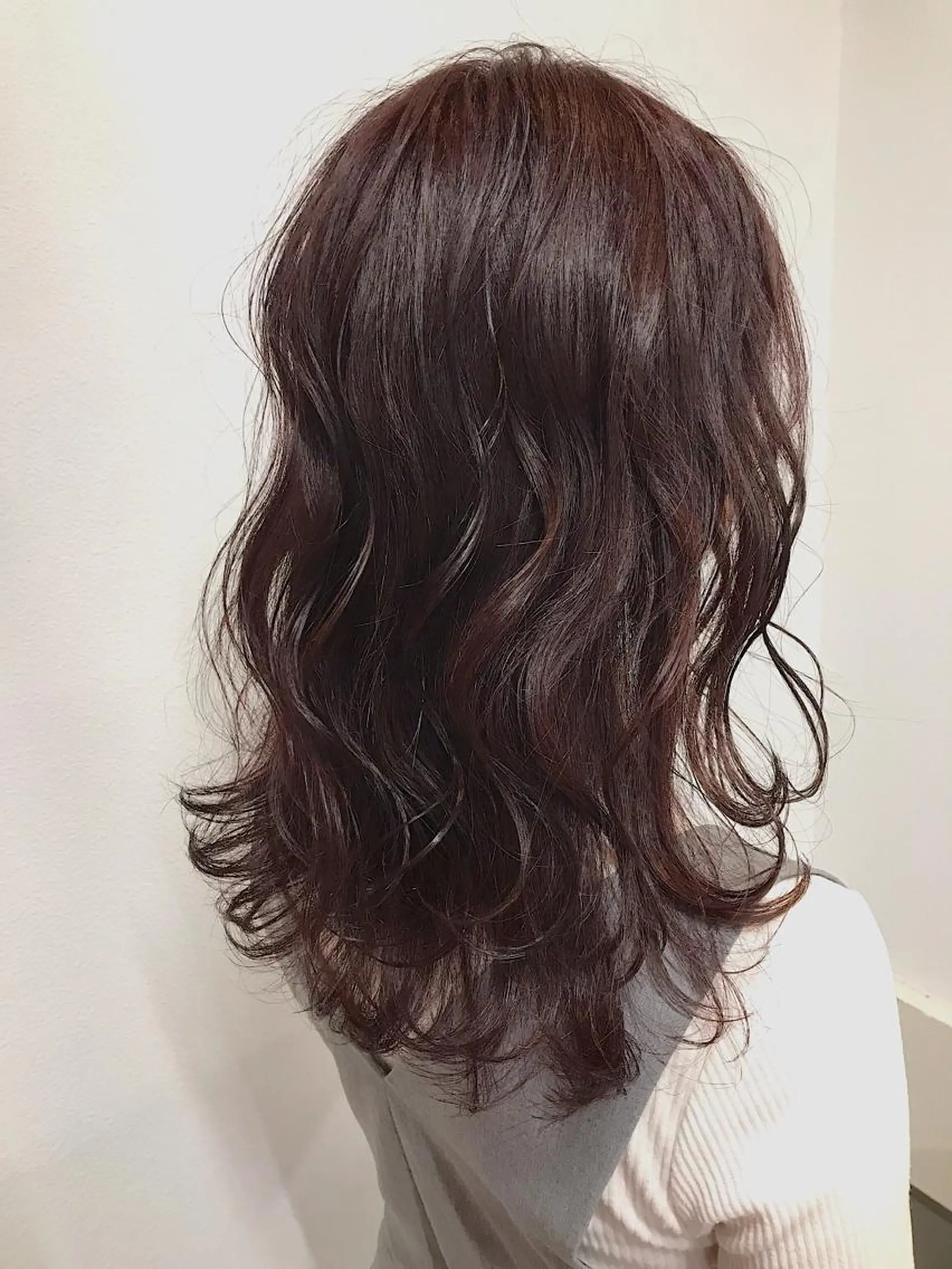 セミロング カラー ブラウンカラー ピンクカラー ピンクブラウン lani 天神大名/ブリーチのヘアスタイル