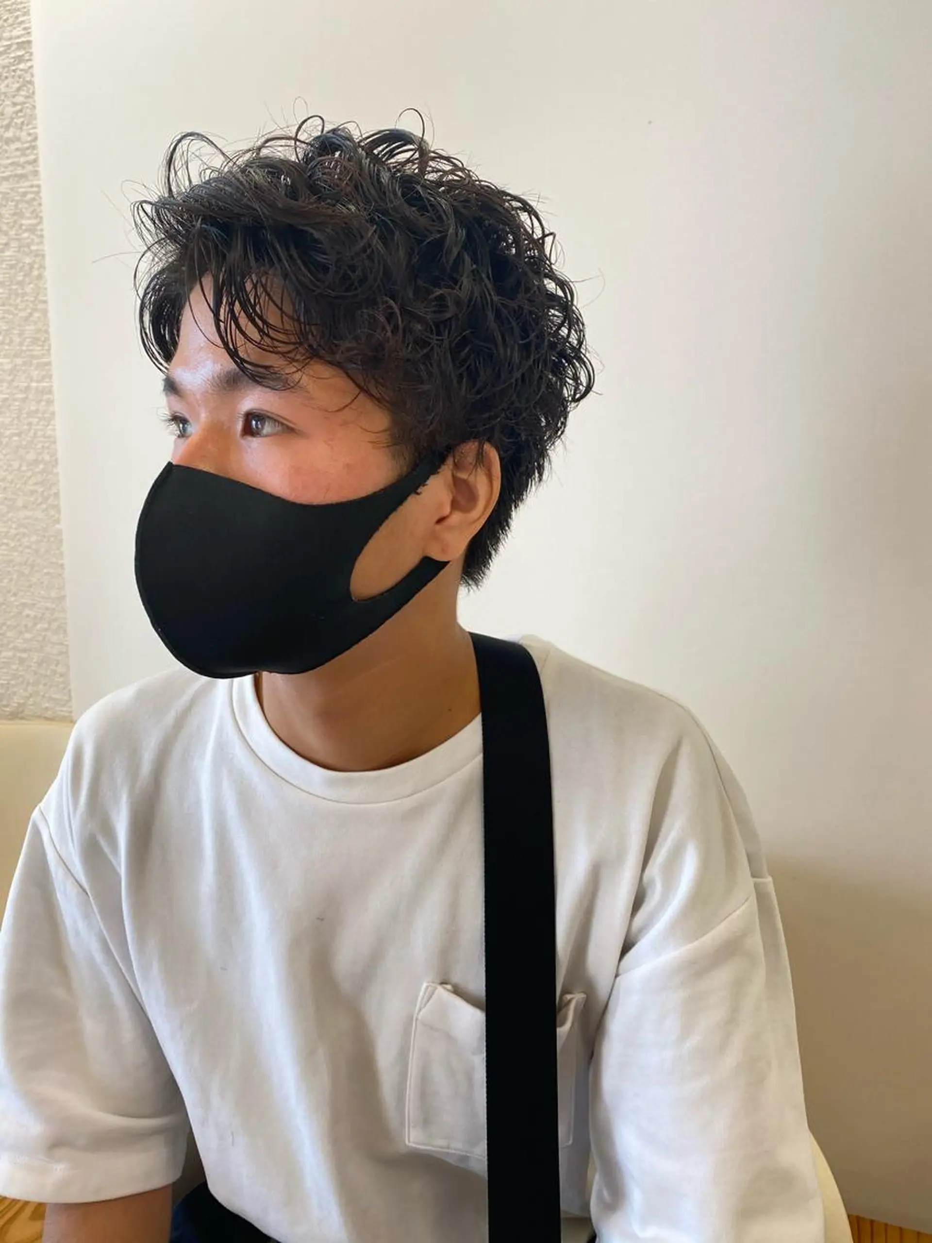 ショート パーマ メンズ レイヤー/ウルフ🤎 mayo.のヘアスタイル