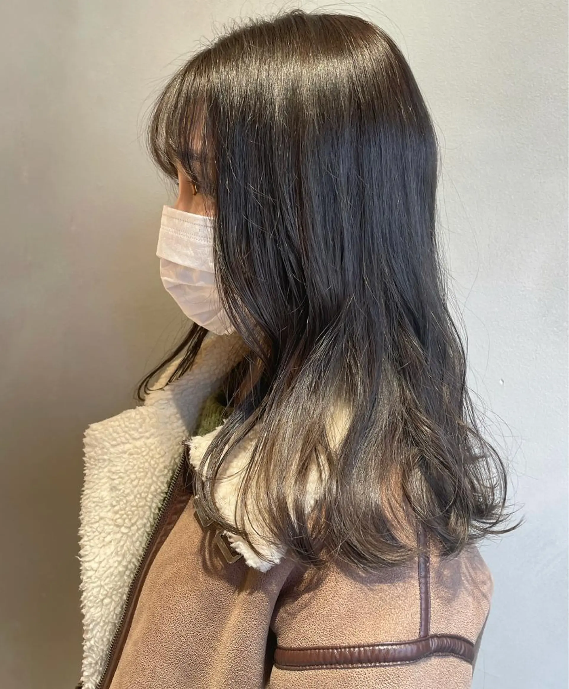 セミロング 原 菜帆のヘアスタイル