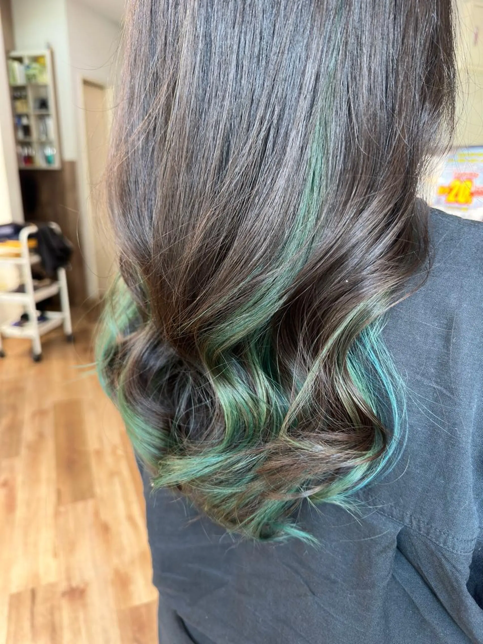 ロング カラー ボブ/インナーカラー ショート/佐野祥子のヘアスタイル