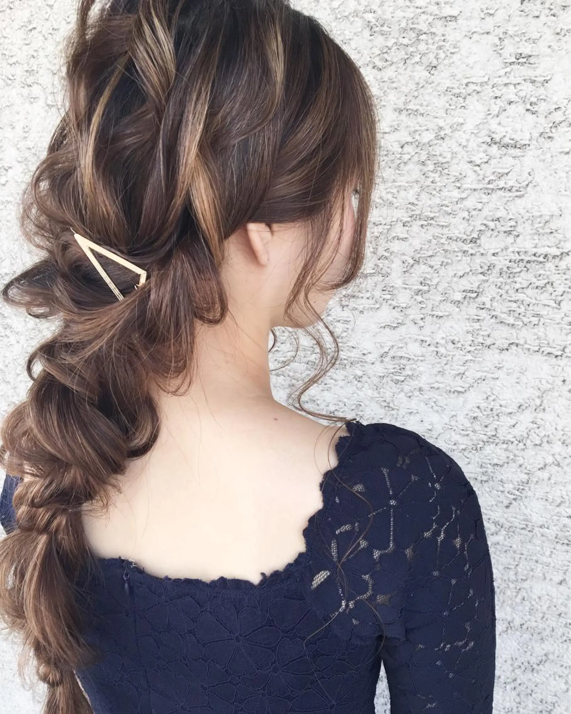 ロング カラー ヘアアレンジ ハイライトカラー ハイライト flocci🌙 フロクシのヘアスタイル