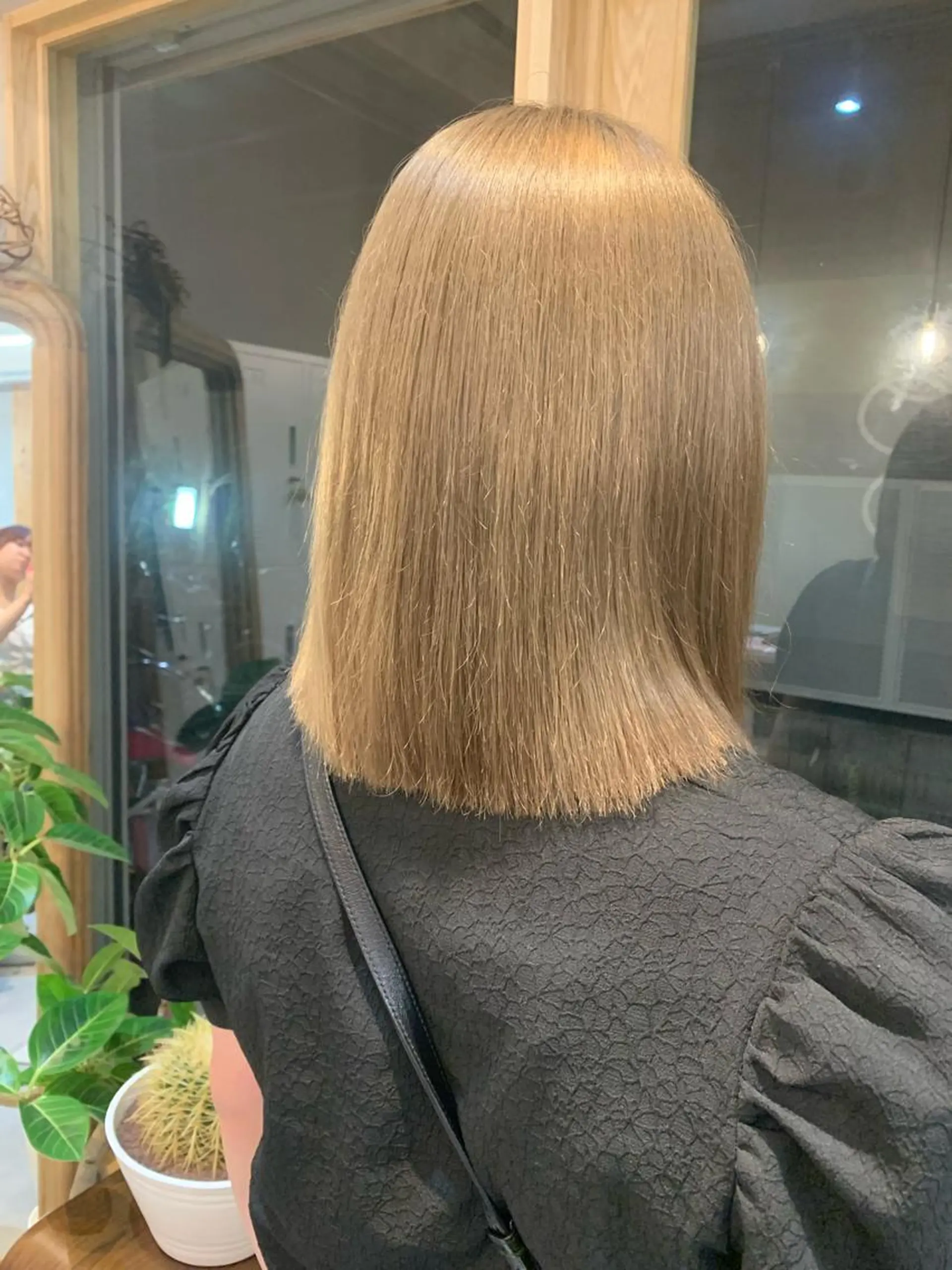 セミロング ヘアカラー cope'u みゆのヘアスタイル