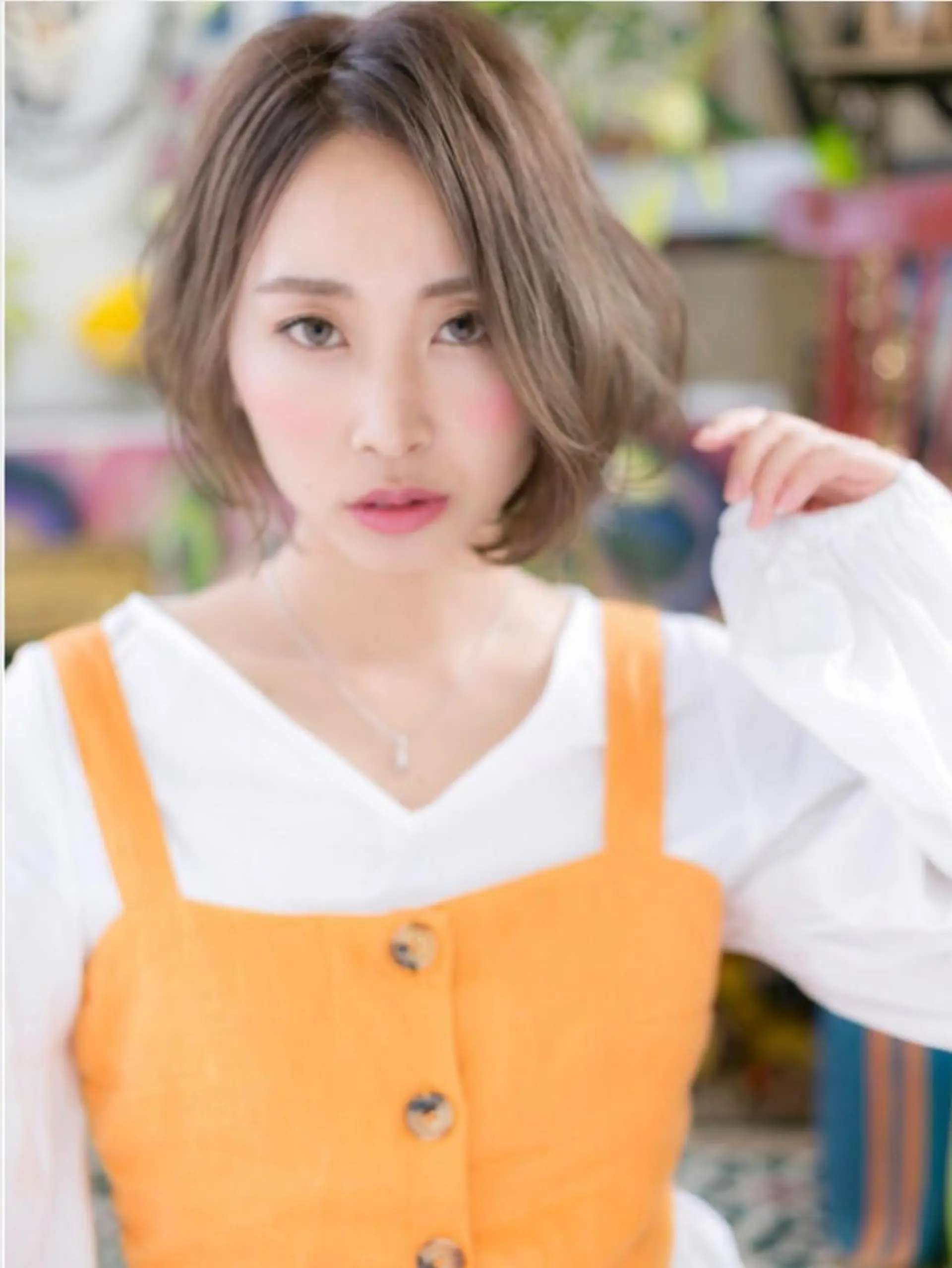 ショート カラー パーマ cover hair bliss 川口東口SOGO店所属・後悔はさせません 🔥💪千原一輝のヘアスタイル