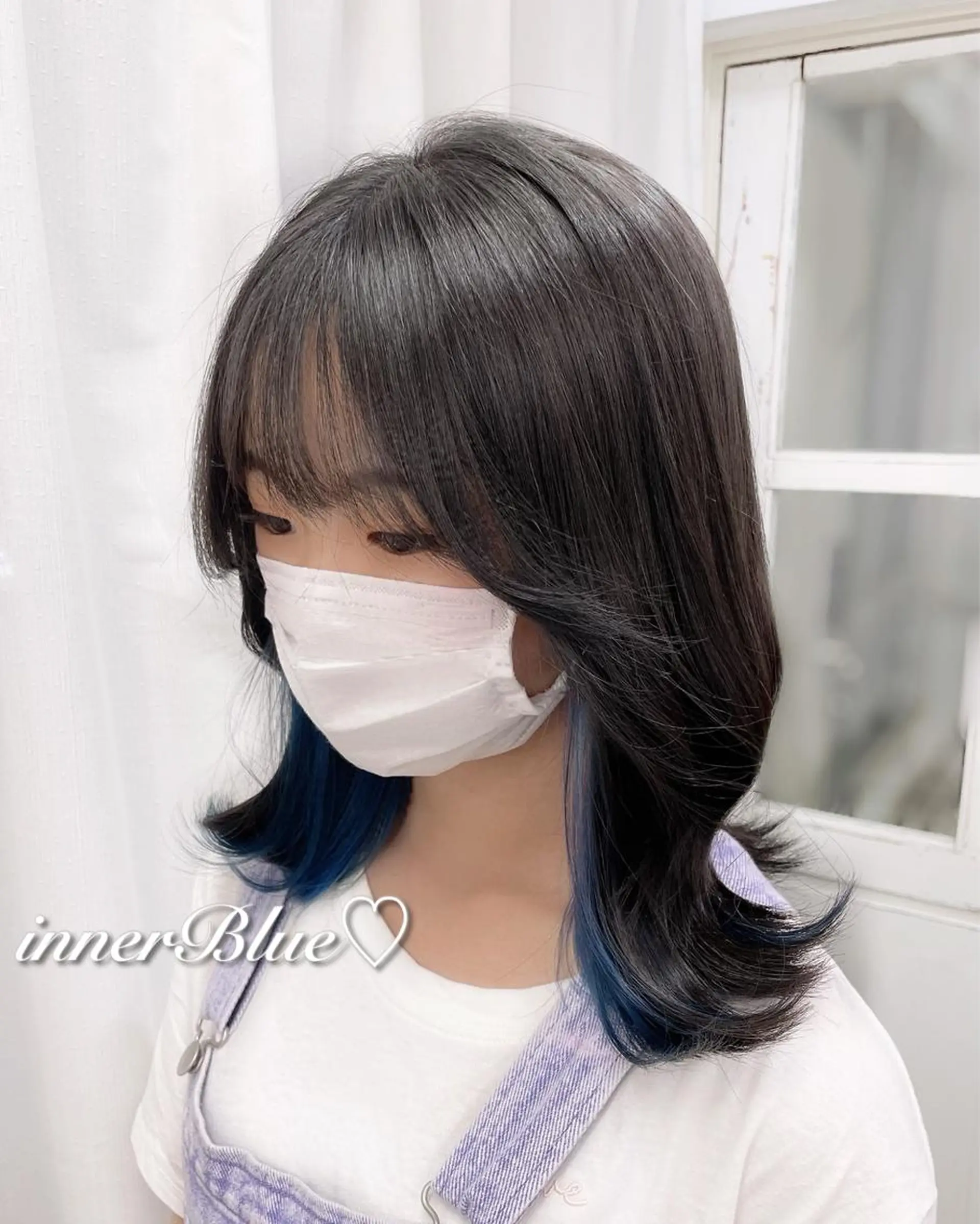 ミディアム カラー 韓国ヘア🤍髪質改善 🇰🇷AKANEのヘアスタイル