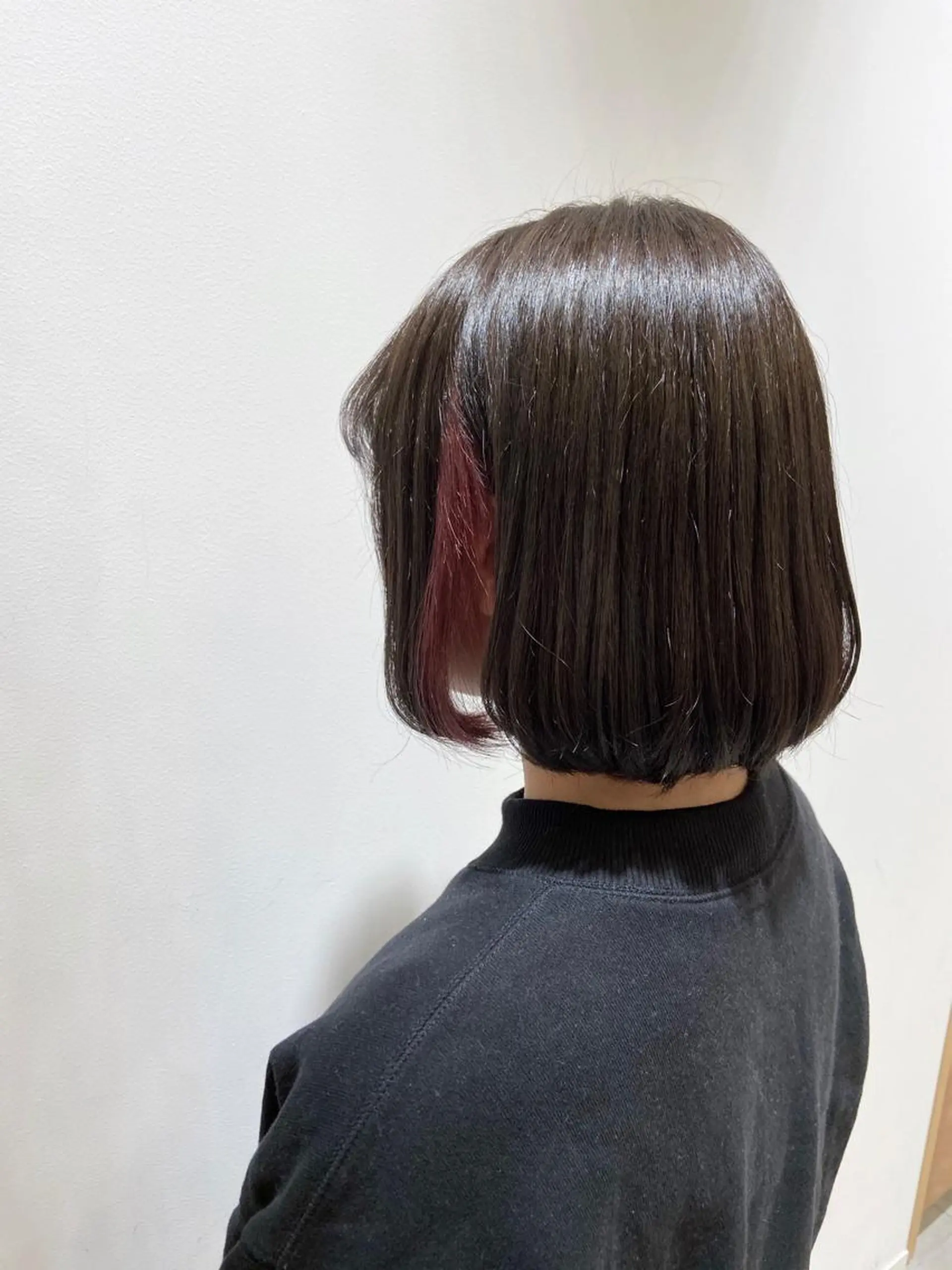 ミディアム カラー ヘアカラー 🐺ウルフ/レイヤー 似合わせ‎🤍沙羅のヘアスタイル