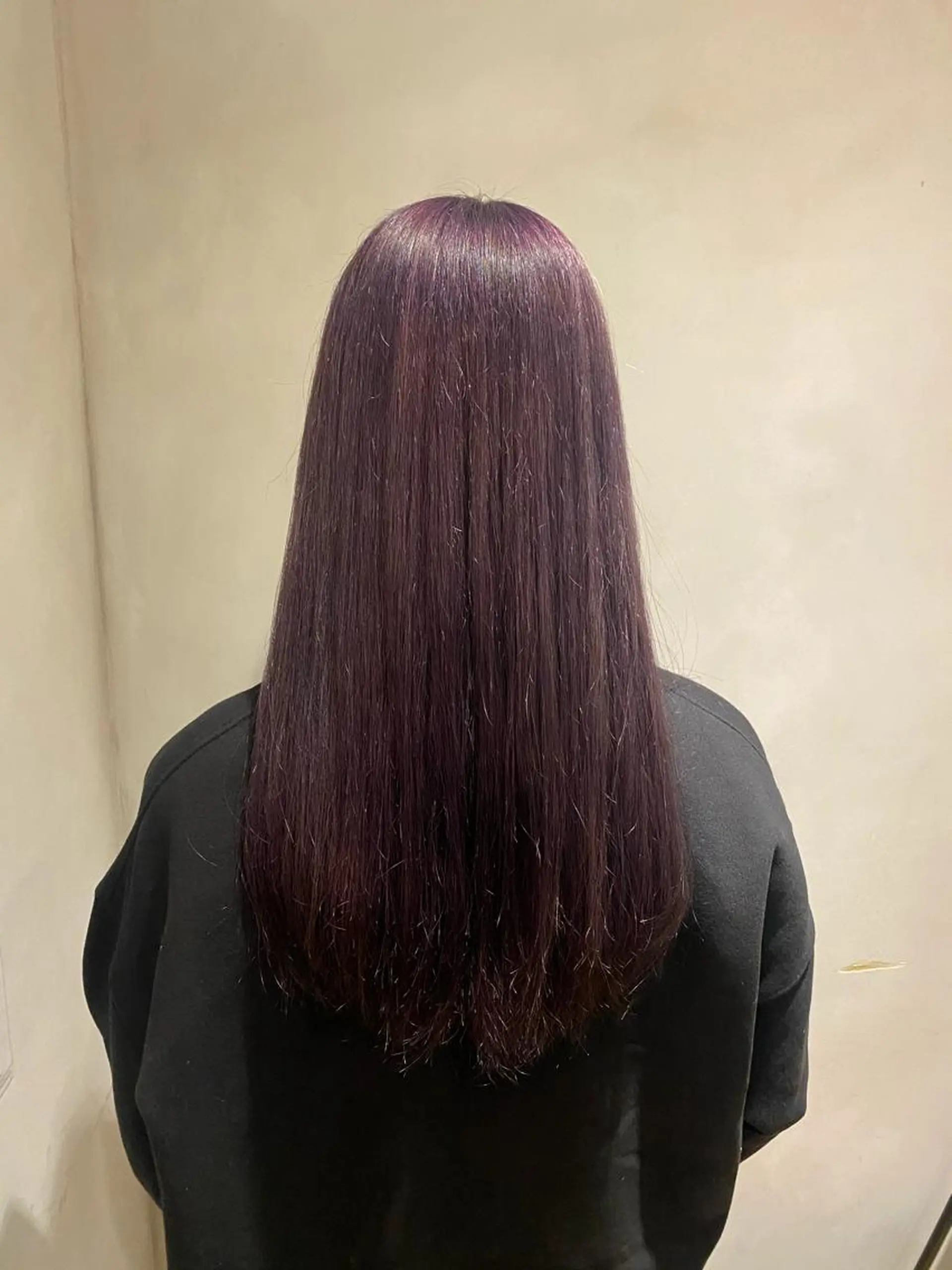 ロング カラー グレージュ ラベンダーカラー ラベンダーグレージュ ラベンダーグレー ヘアカラー トリートメント 🦋店長🦋 ほんさわ みずきのヘアスタイル