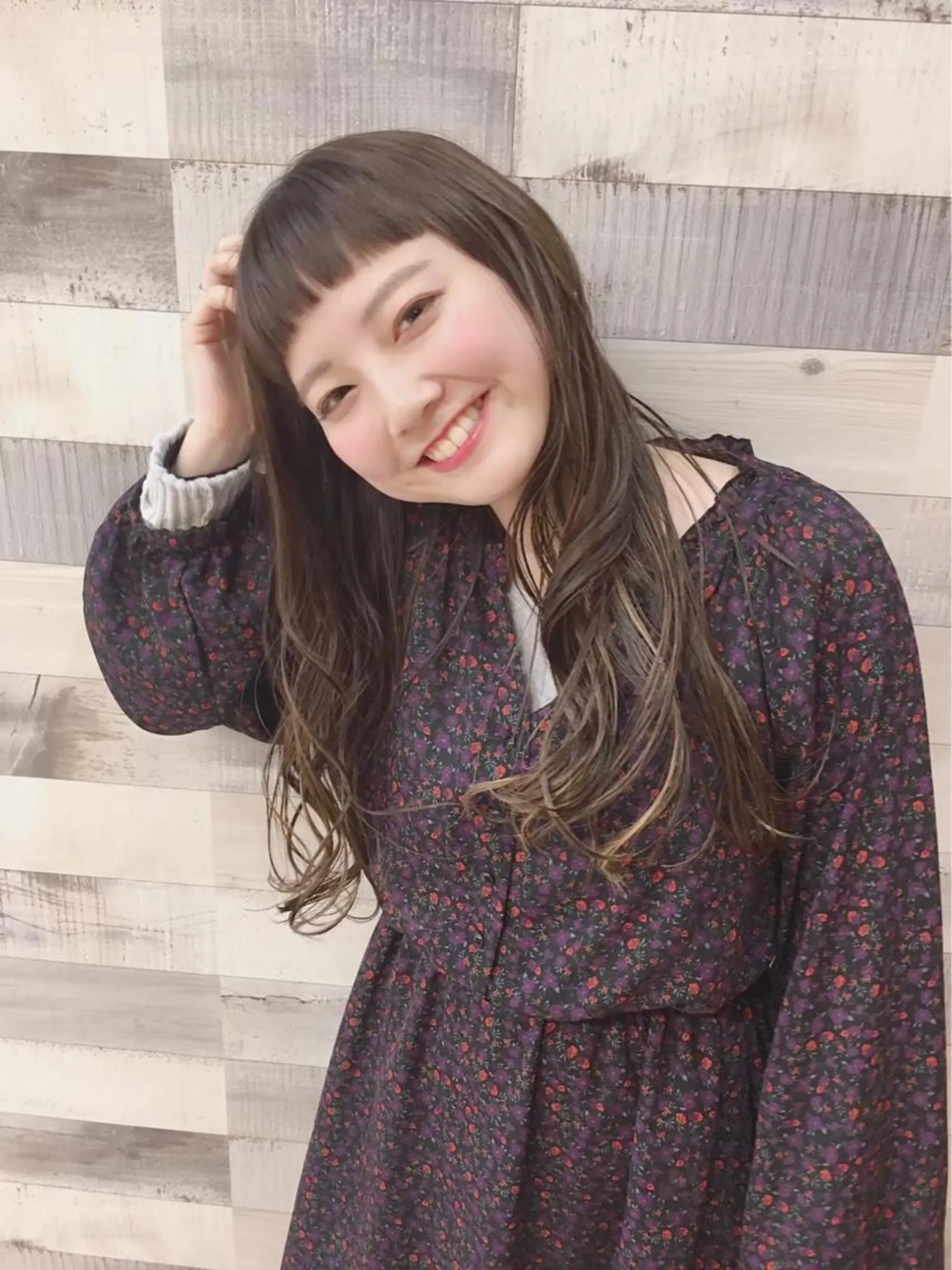 ロング カラー 豊中/メンズ特化 岡田 龍之介のヘアスタイル