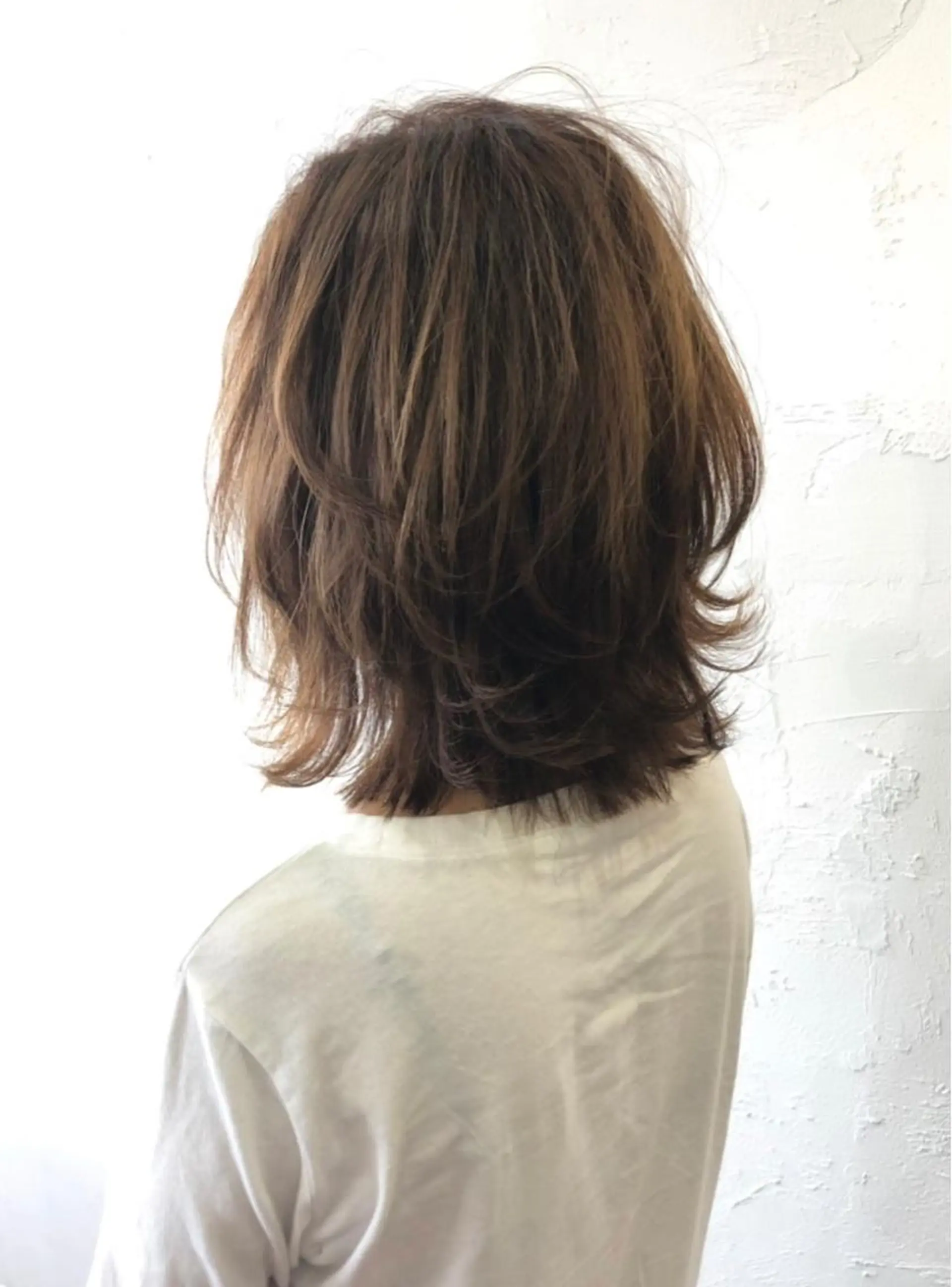 ミディアム カラー パーマ HANA by RIZのヘアスタイル