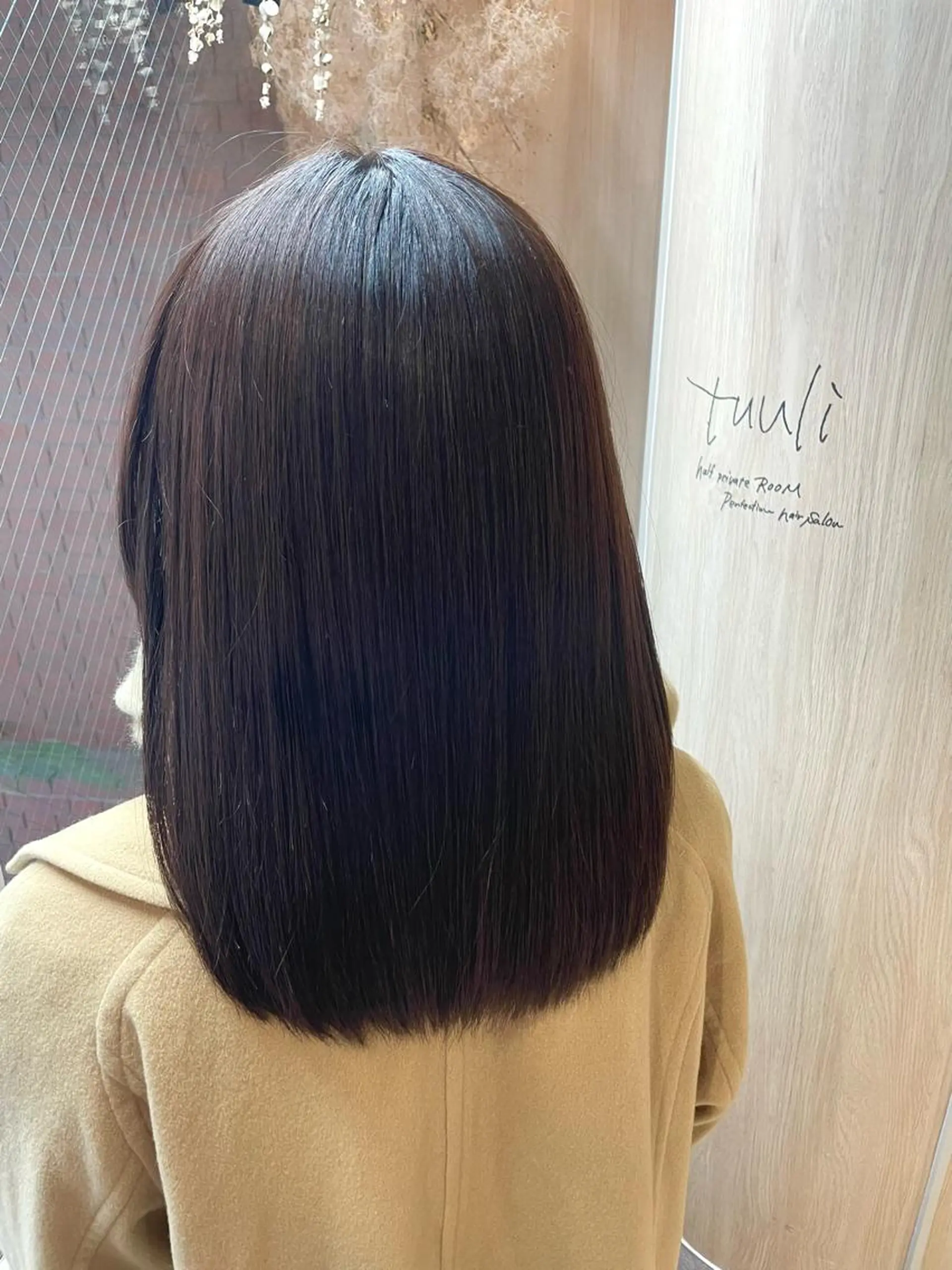 ミディアム カラー 髪質改善 西 めぐみのヘアスタイル