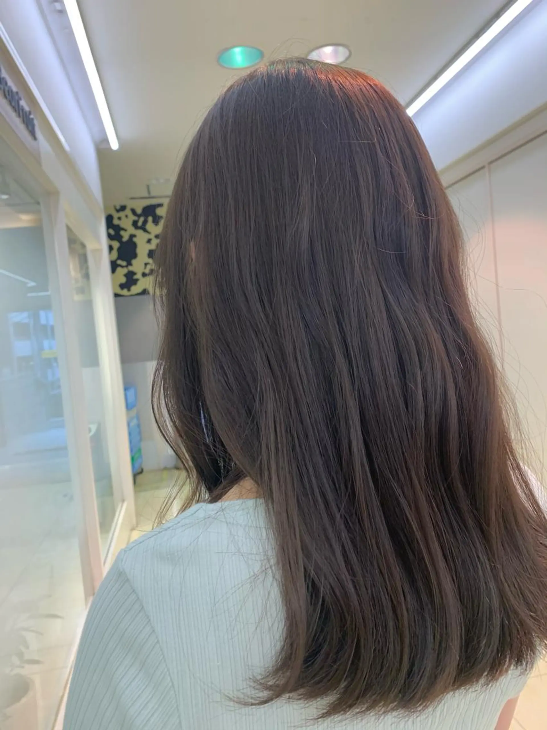 セミロング カラー 似合わせカラー/艶 髪質改善/ヨシザキのヘアスタイル