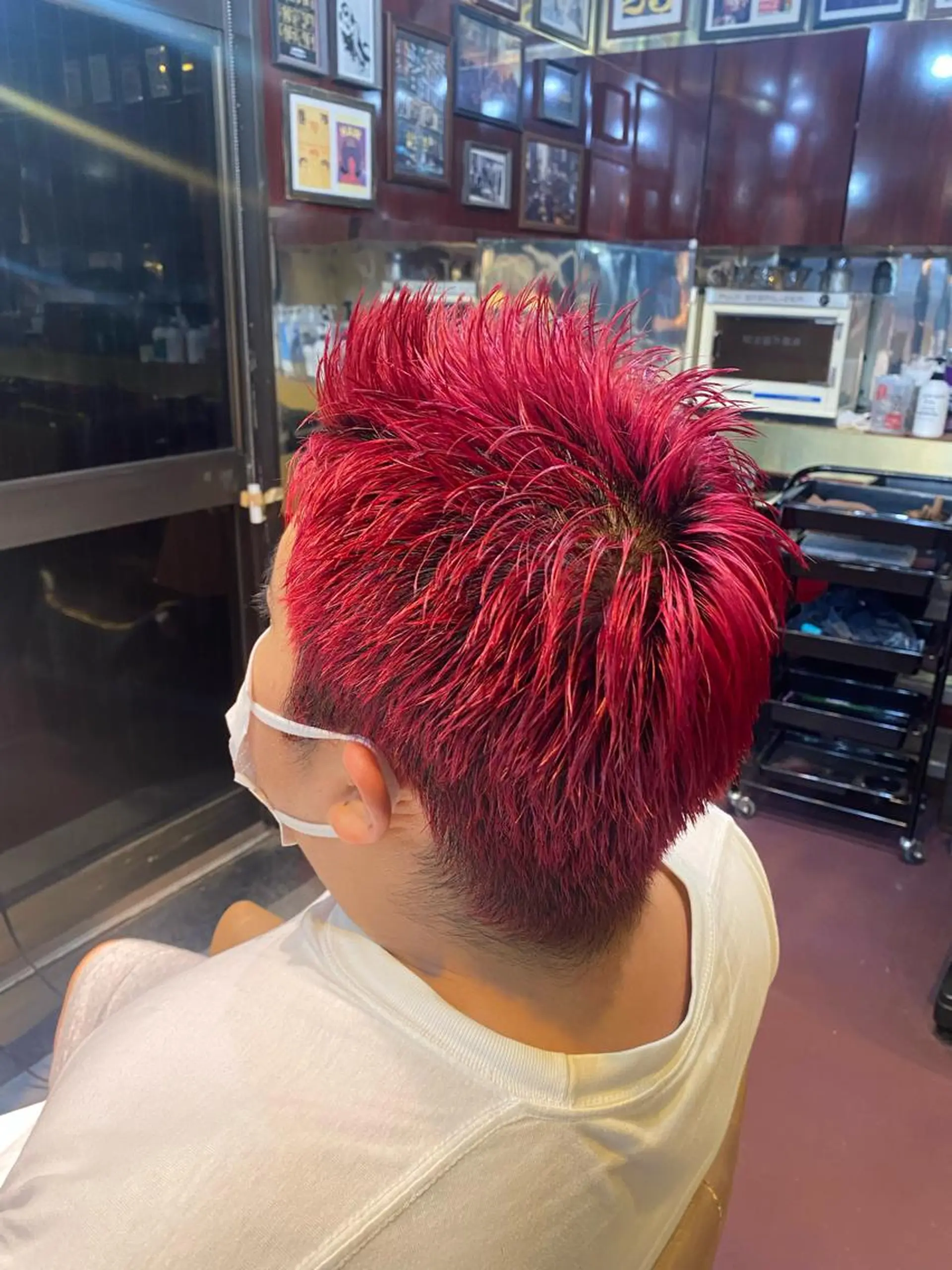 カラー メンズ レイヤーカット/ カラー/長谷恵花のヘアスタイル