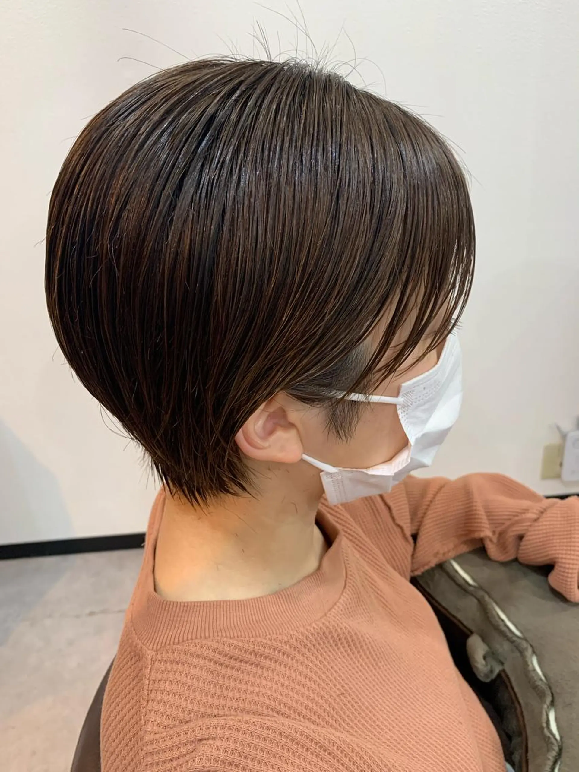 ショート ショートヘア ufufu所属・境 菜摘のヘアスタイル