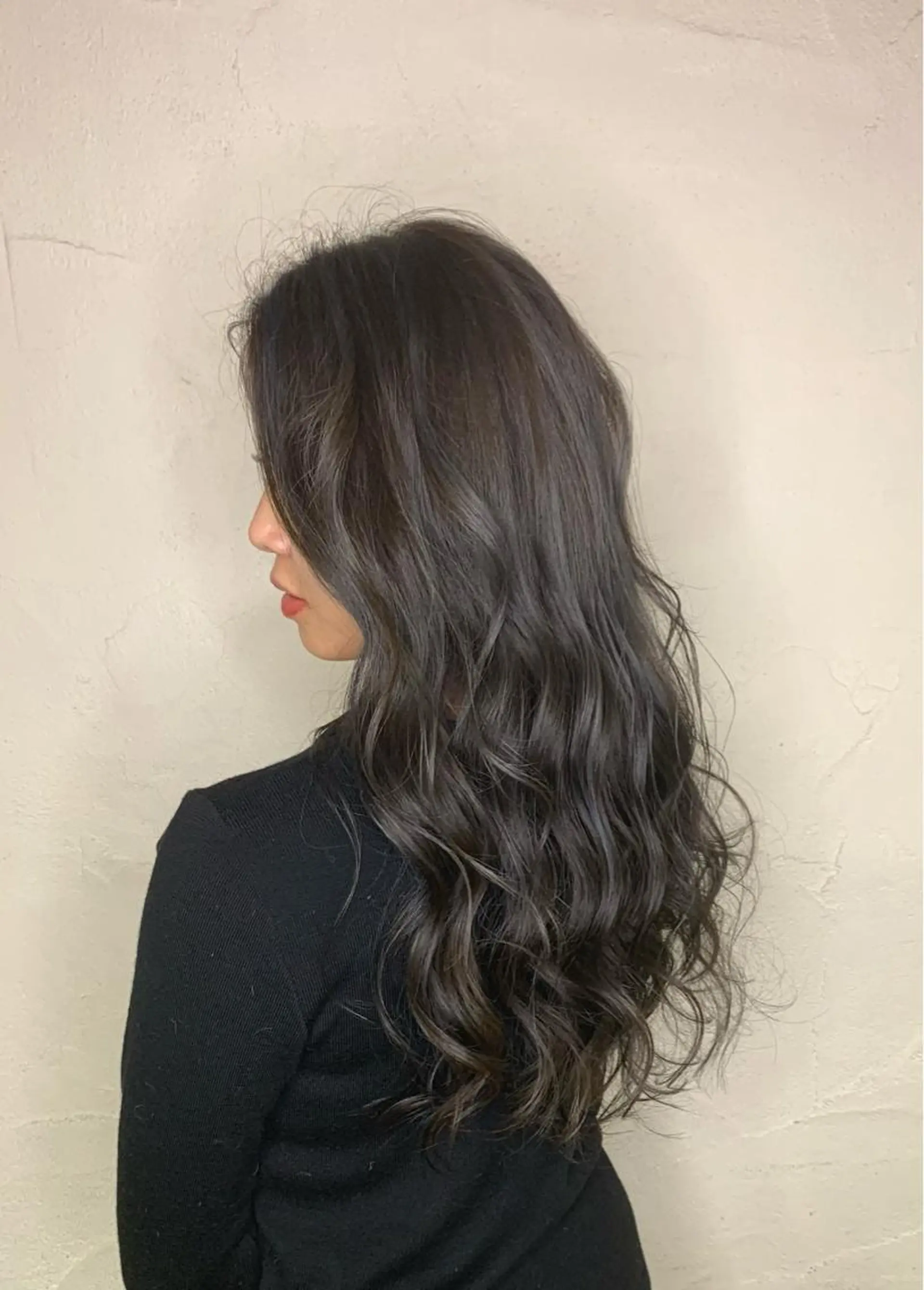 ロング カラー 深沢 秀のヘアスタイル