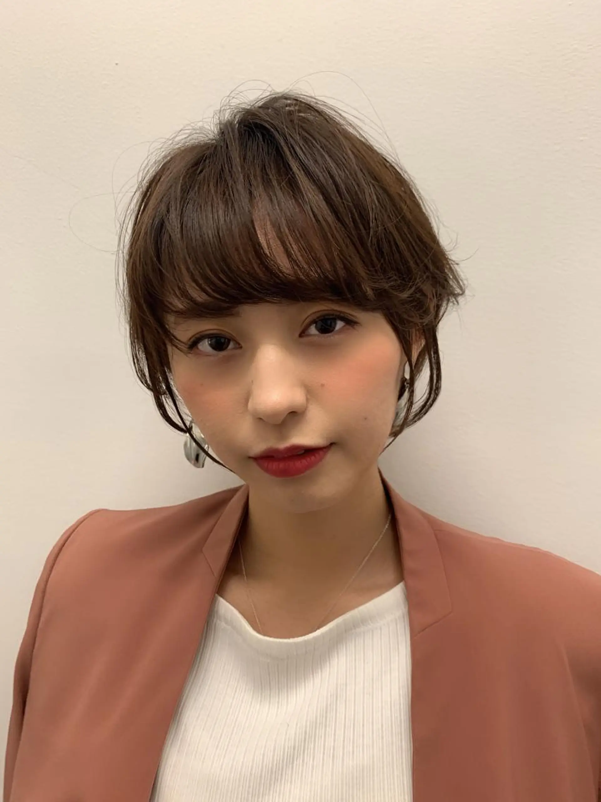 ショート カット ヘアカラー トリートメント 縮毛/ショート/ ボブ/レイヤー/小原のヘアスタイル