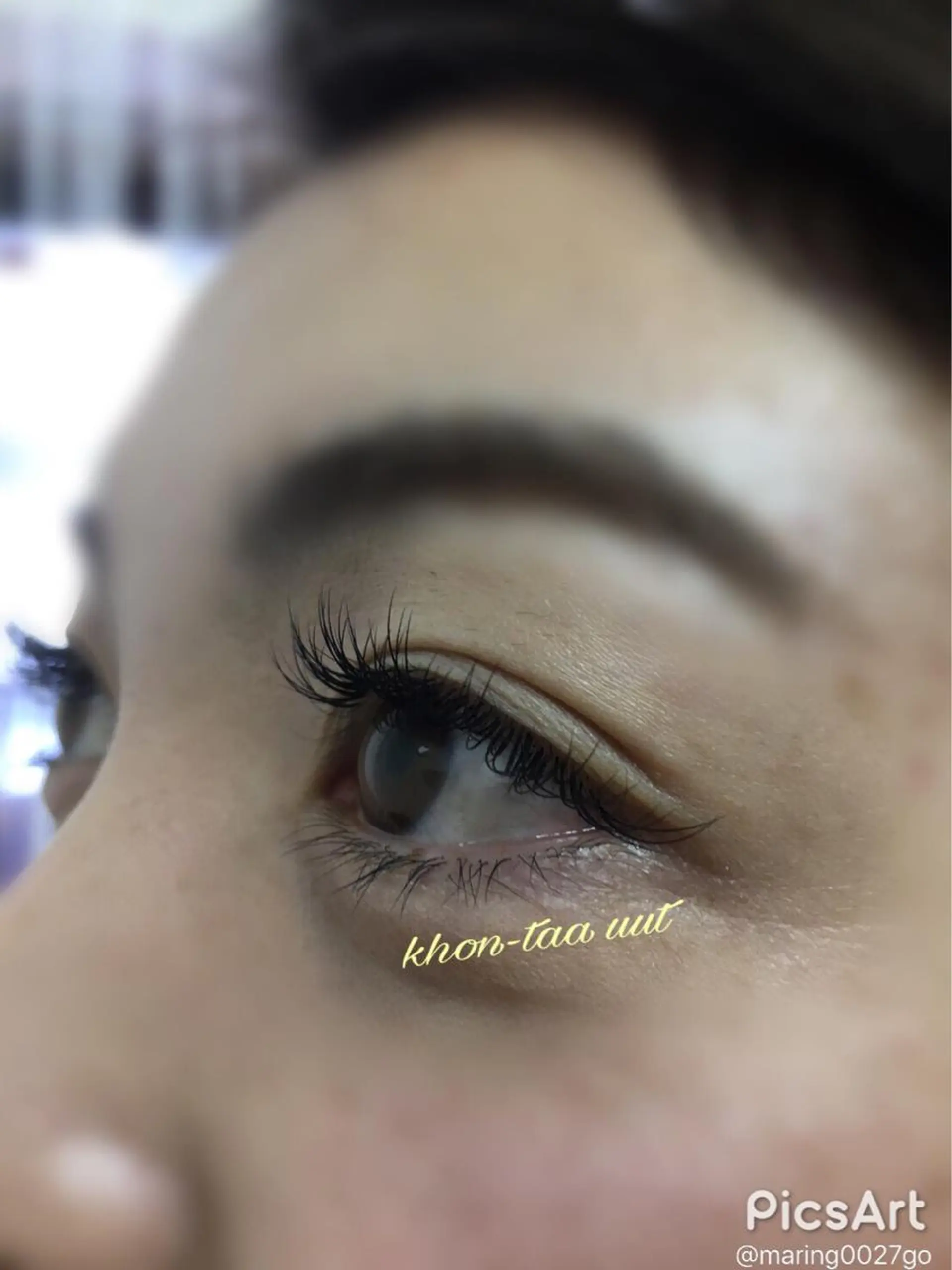 マツエク・マツパ Cカール セーブル マツエク khon-taa  uut所属・khontaauut mariのマツエク・マツパデザイン