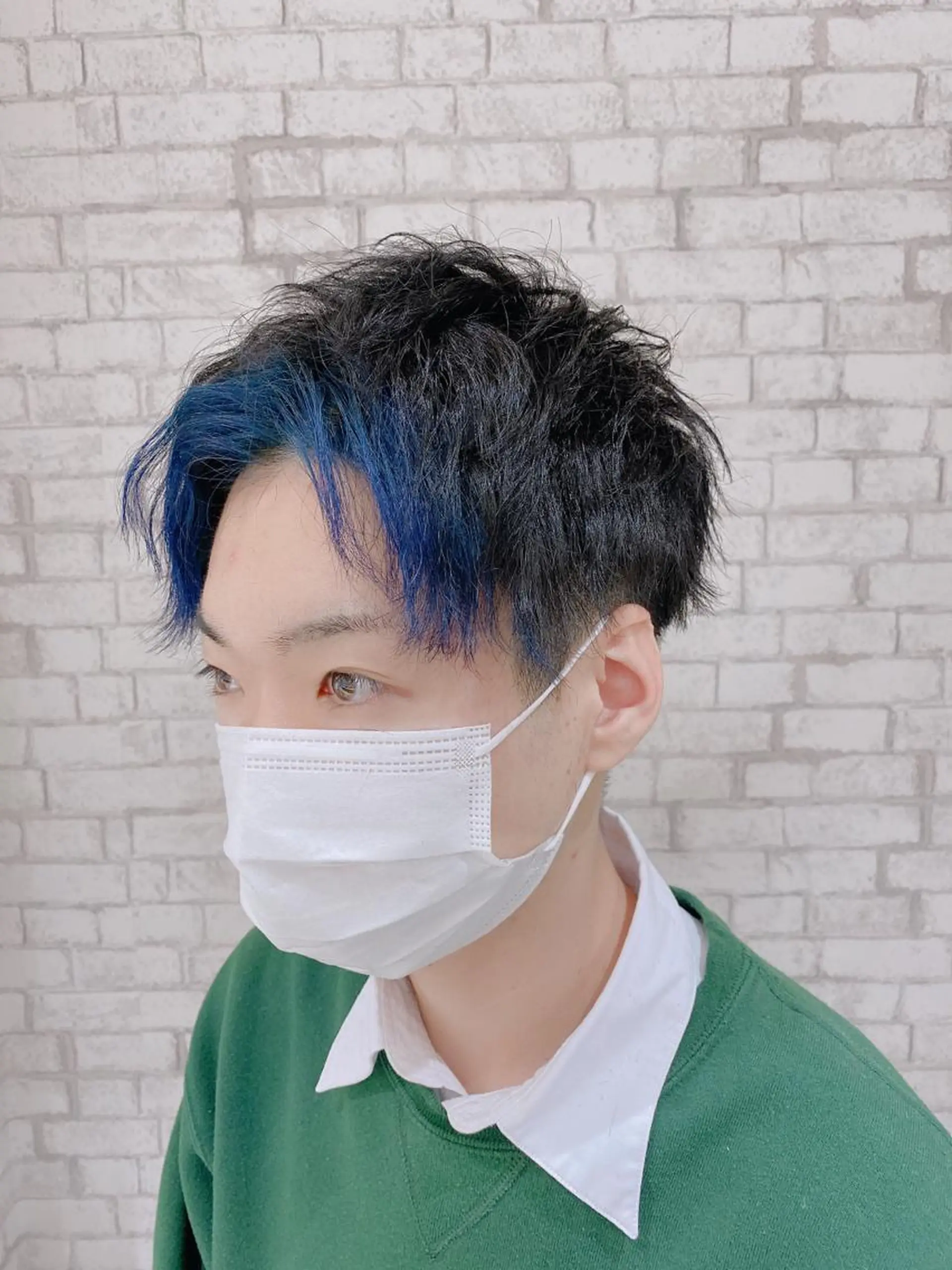 ショート カラー ヘアアレンジ メンズ ヘアカラー ブリーチなし艶カラー 東家のヘアスタイル