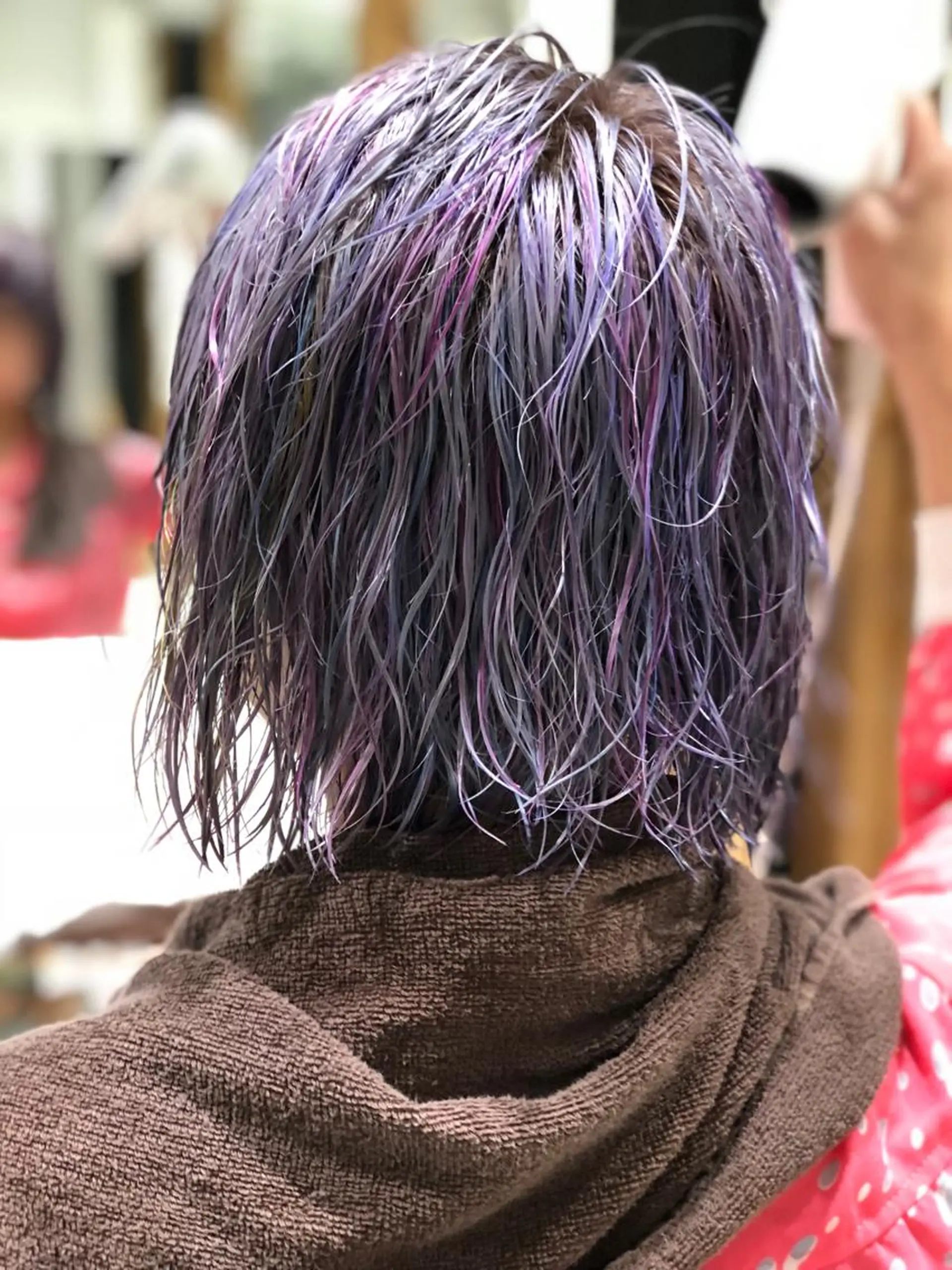 ミディアム カラー ユニコーンカラー クーポン お試し価格有り！のヘアスタイル