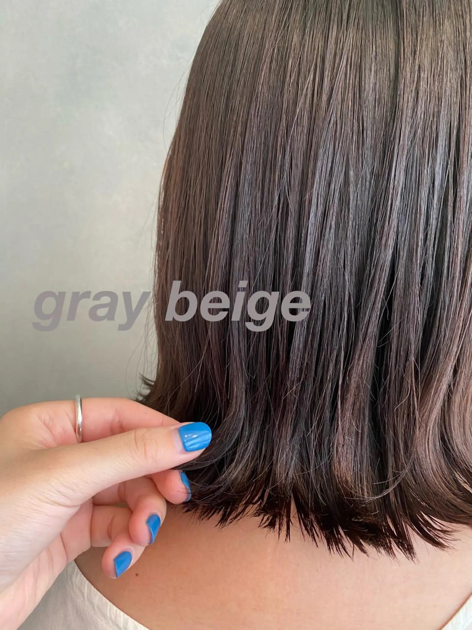 ミディアム カラー GOBUN NO ROKU【ゴブンノロク】所属・住田悠紗/ カットモデル募集中のヘアスタイル