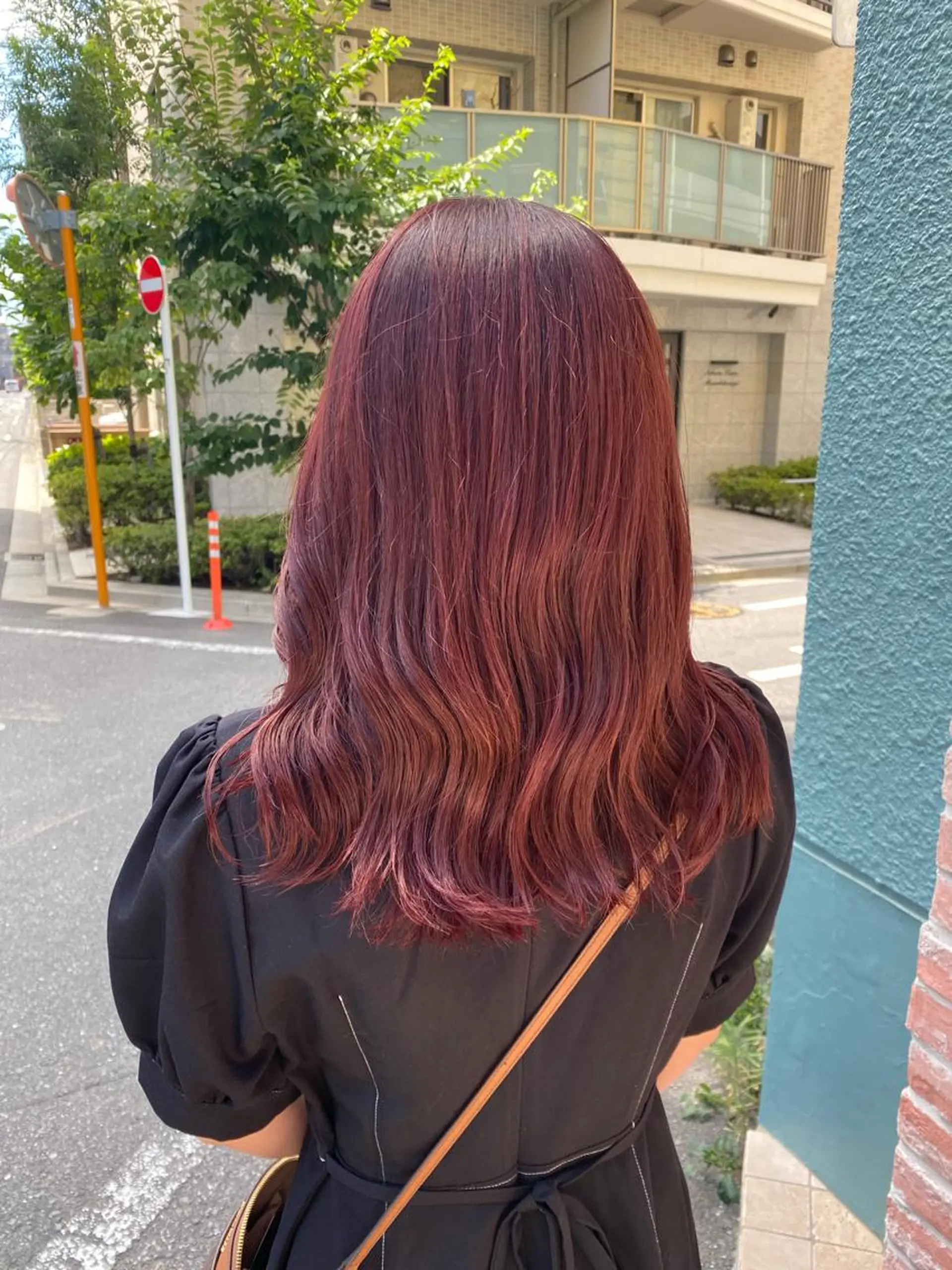 ミディアム 関口 桃花🌷 暖色カラーのヘアスタイル