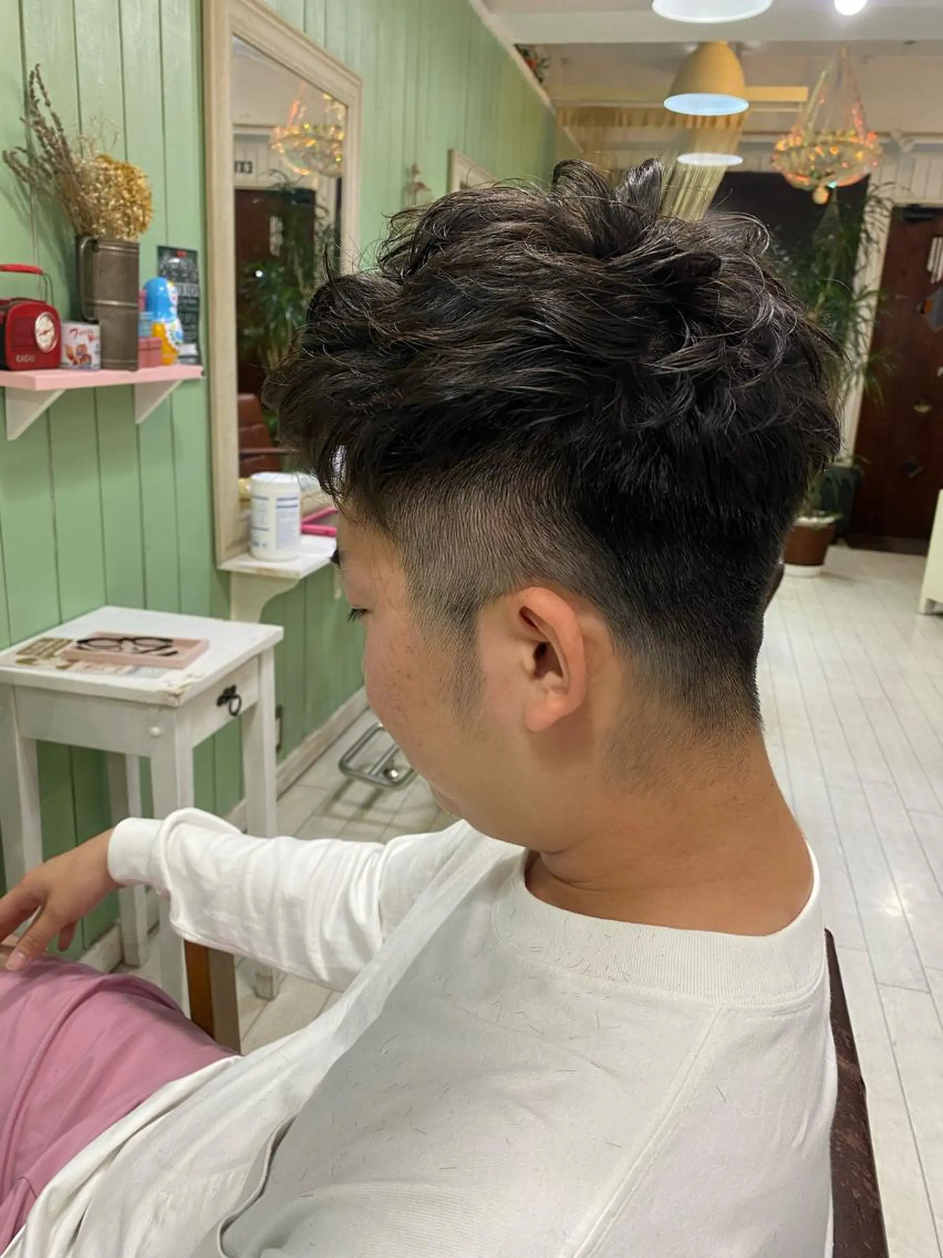 メンズ 🩶西 雪乃/透明感 くすみカラー🫧のヘアスタイル