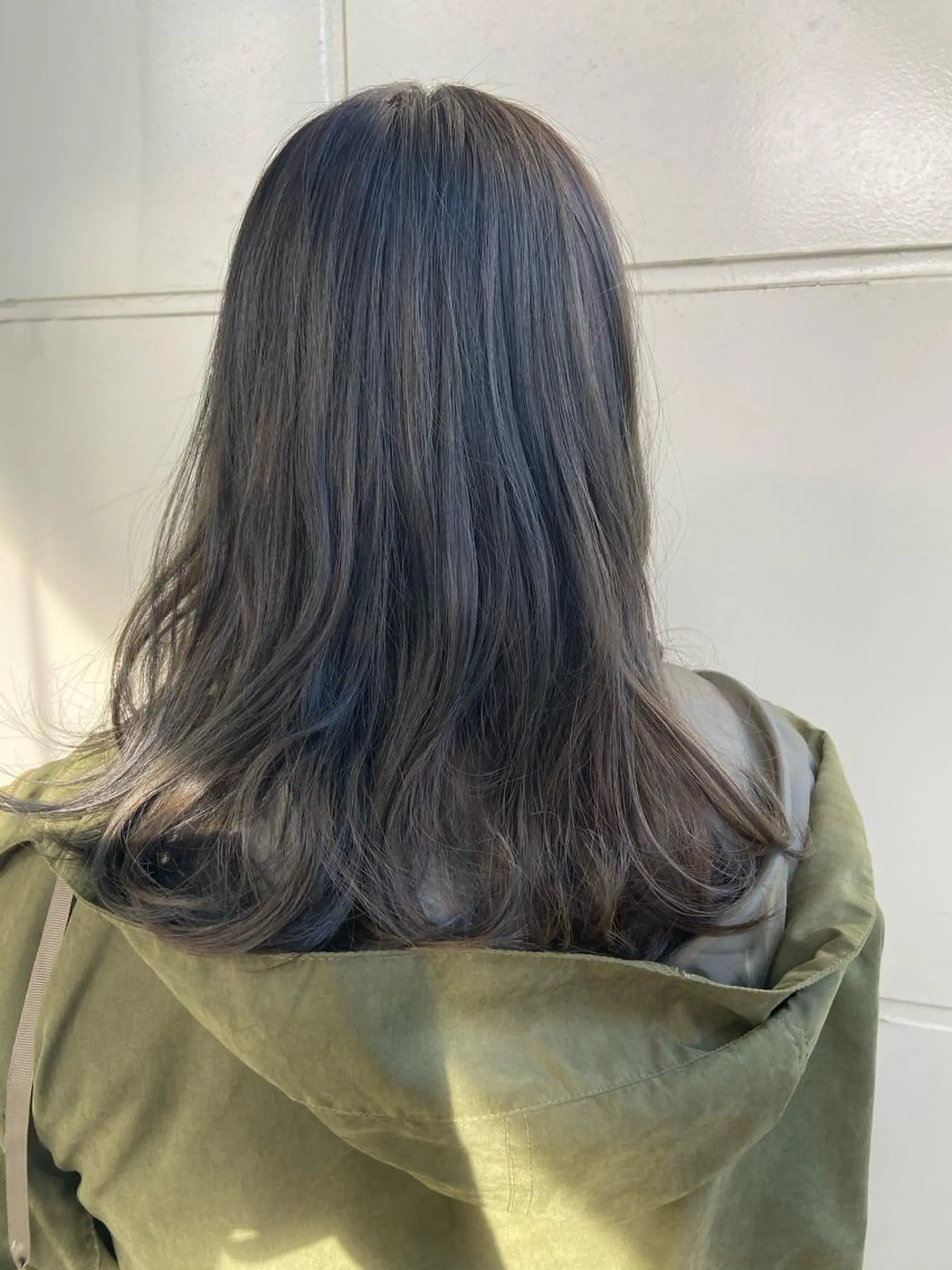 セミロング カラー カット ヘアカラー トリートメント GO TODAY所属・ハイトーン/小顔 カット/Ayumuのヘアスタイル