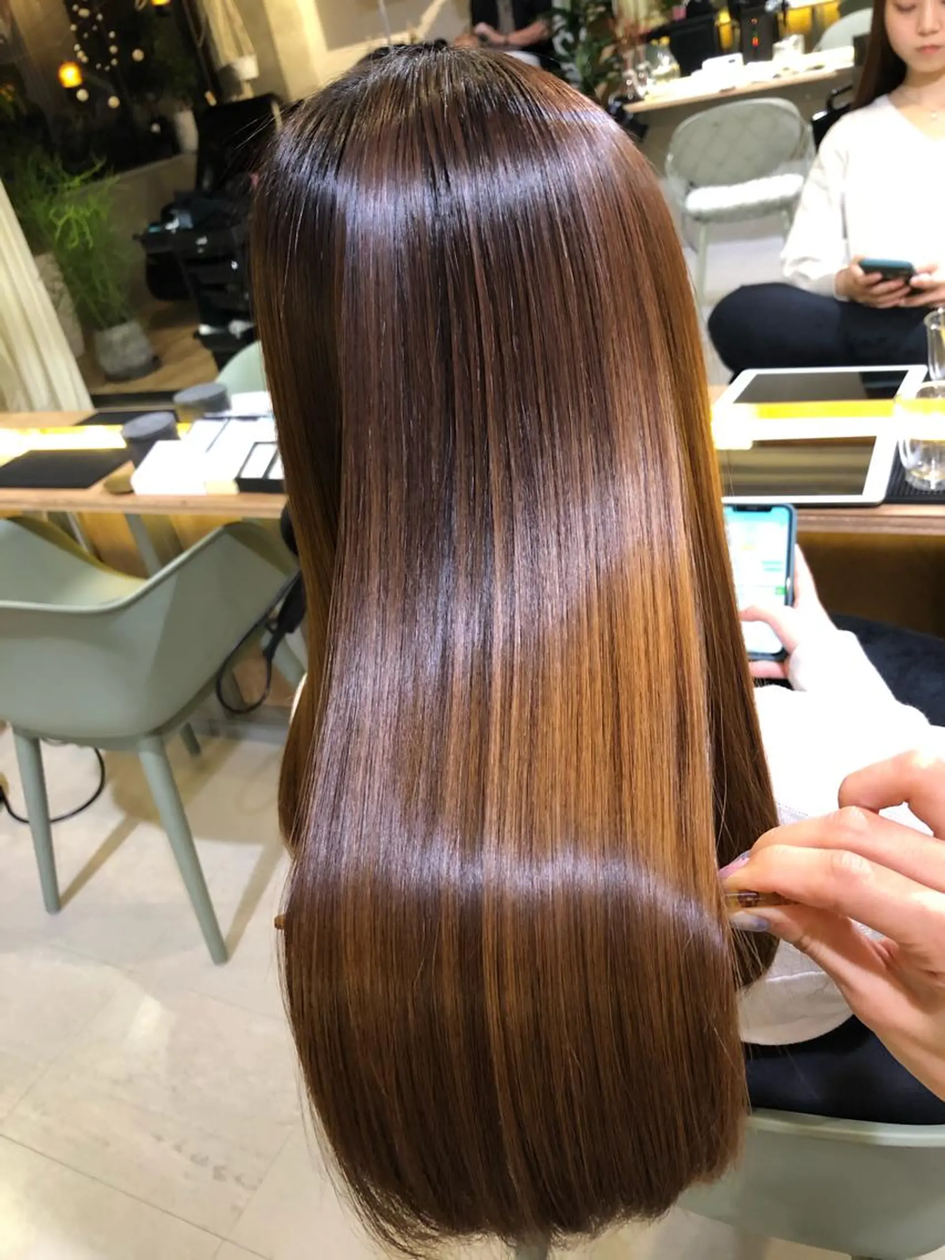 ロング 青木 ありさのヘアスタイル