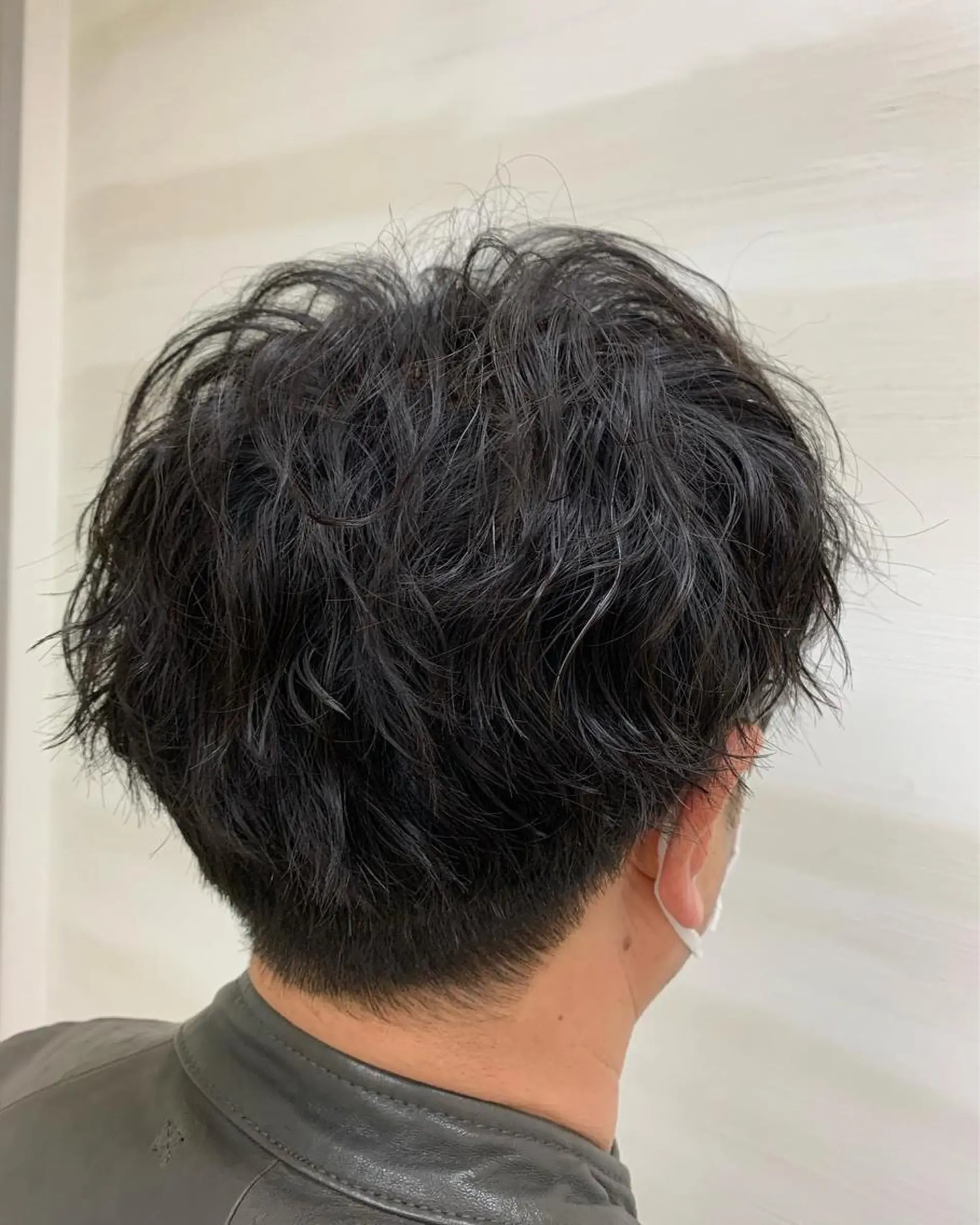 ショート パーマ メンズ カット ヘッドスパ 遊佐 瑞紀のヘアスタイル
