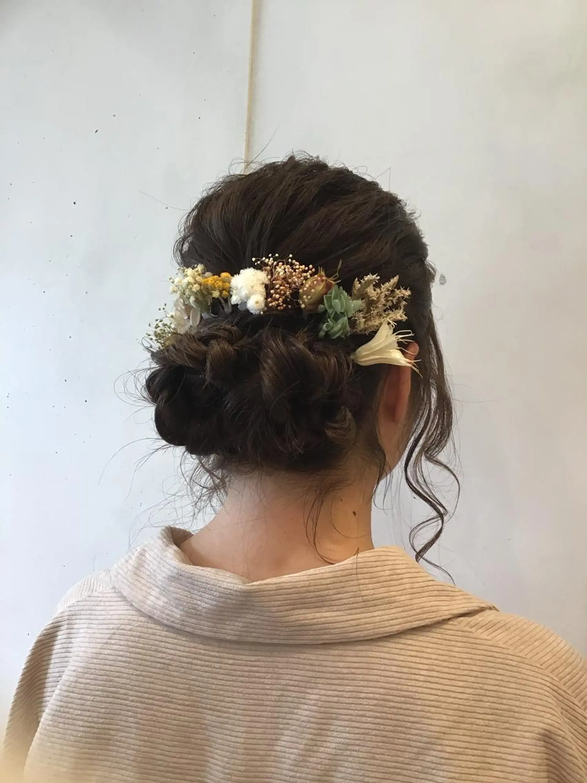 セミロング 卒業式のヘアスタイル ヘアセット まろやかカラー🤎 みなとまほのヘアスタイル