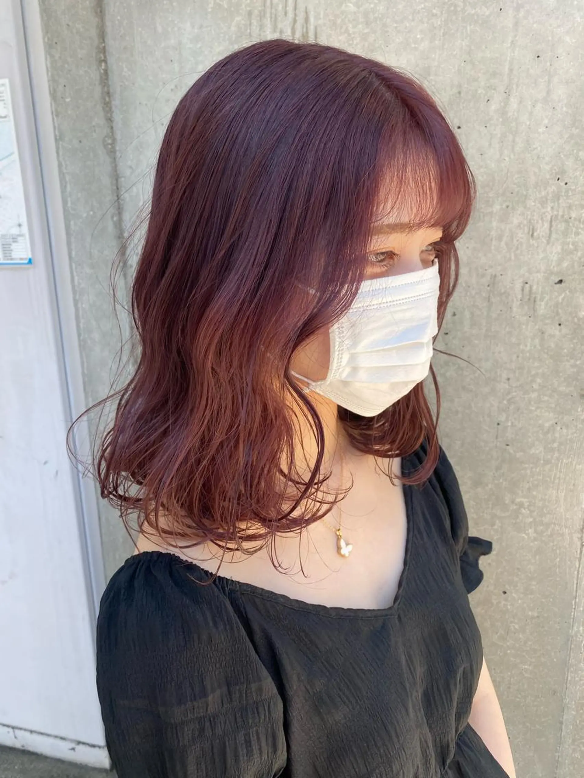 セミロング カラー 💗💗韓国レイヤー yu-ki💗💗のヘアスタイル