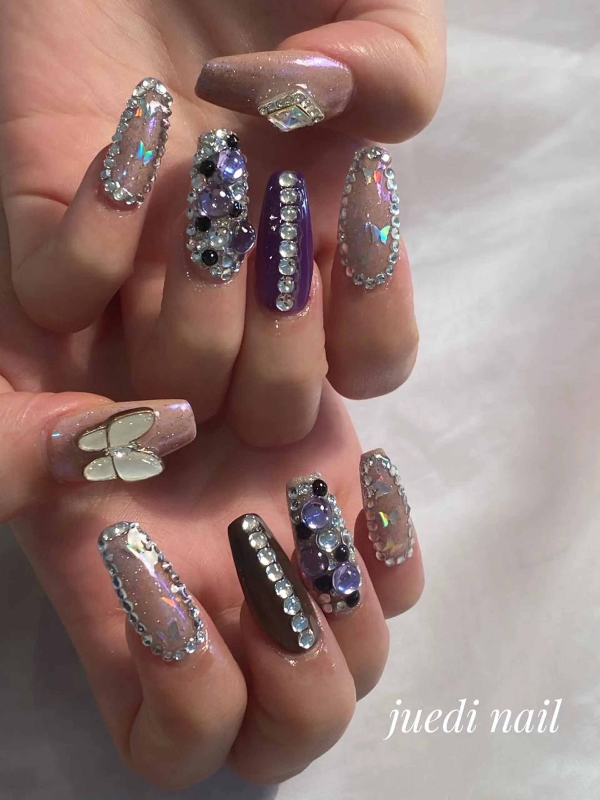 ネイル スカルプネイル juedi nail(木曜日のネイル)所属・juedi nail 〜木曜日のネイル〜のネイルデザイン