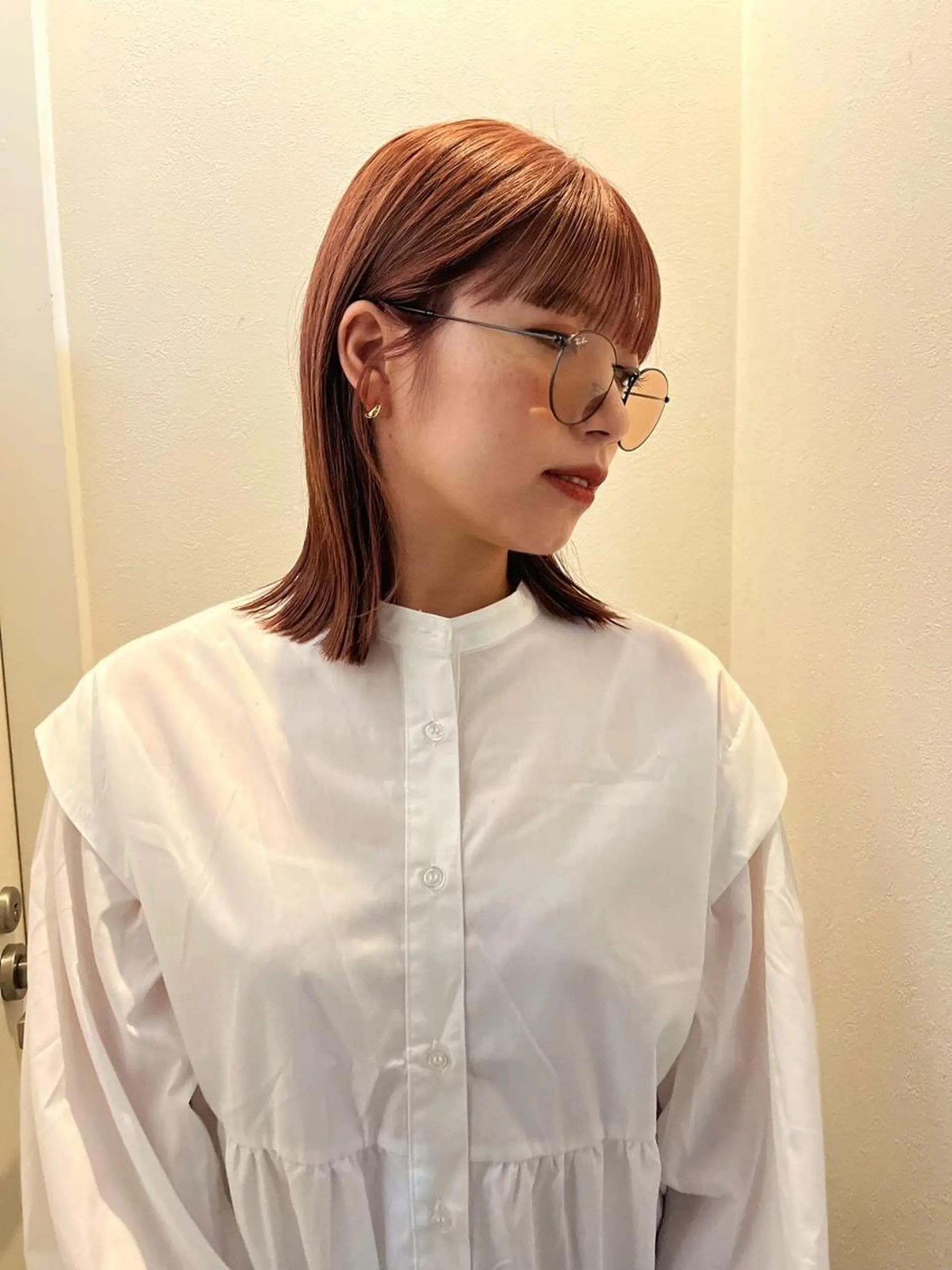 ミディアム 山影✨バレイヤージュ ハイライト✨メンズ◎のヘアスタイル