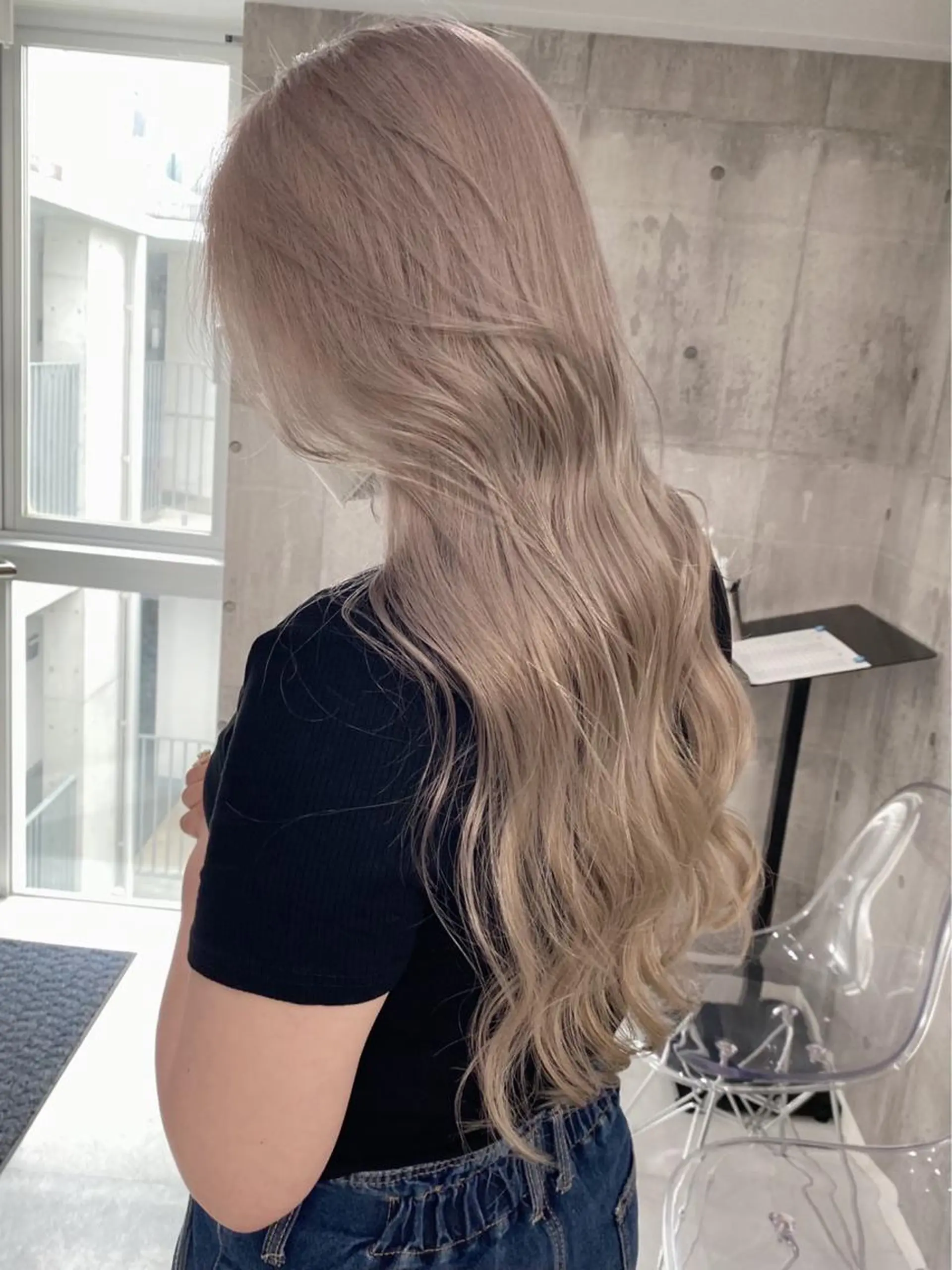 ロング カラー 🧸ミルクティー🧸 kousei🧸のヘアスタイル