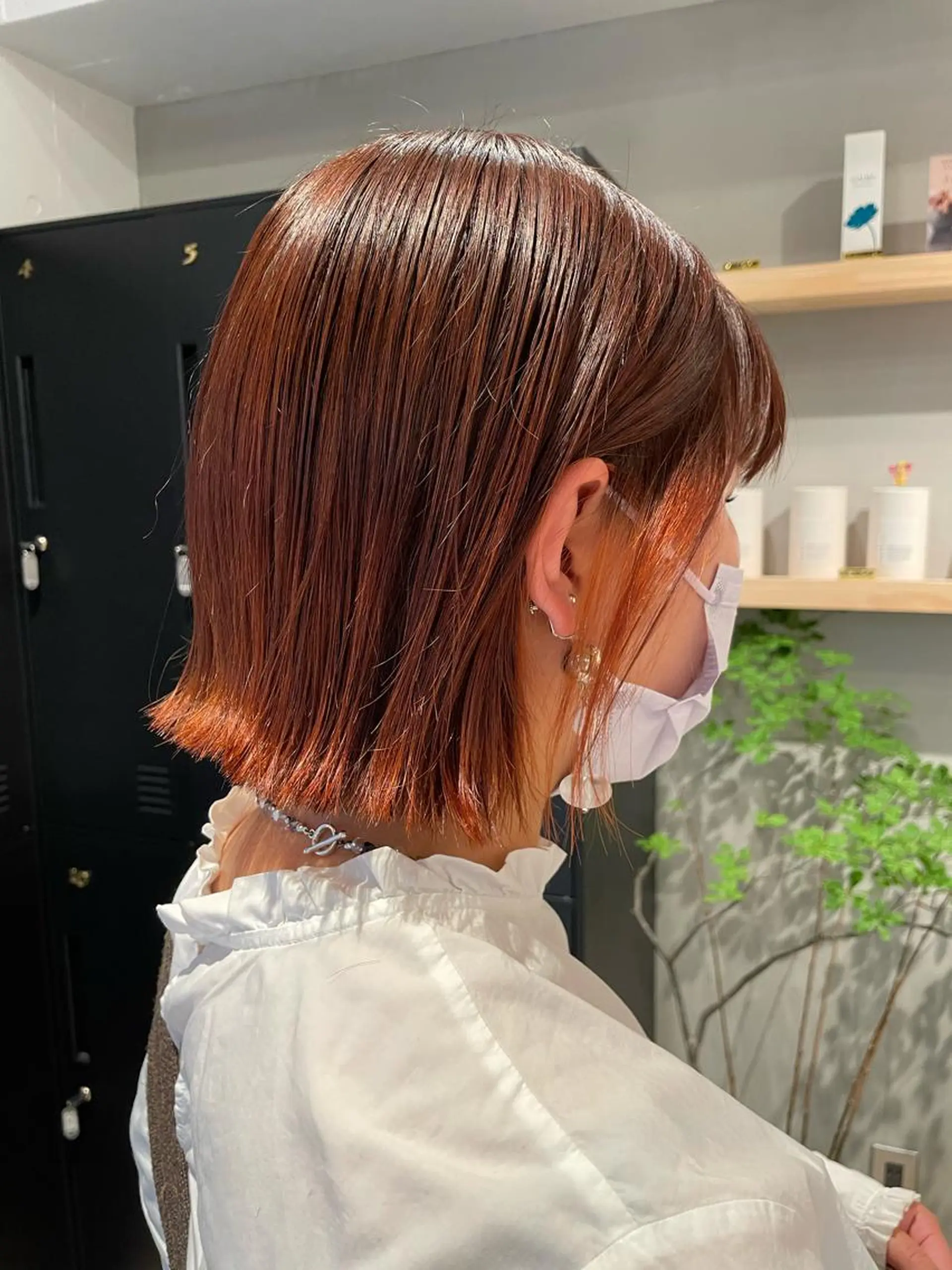 ミディアム カラー カット ヘアカラー トリートメント SALOWIN下北沢所属・hazuki 🌝のヘアスタイル