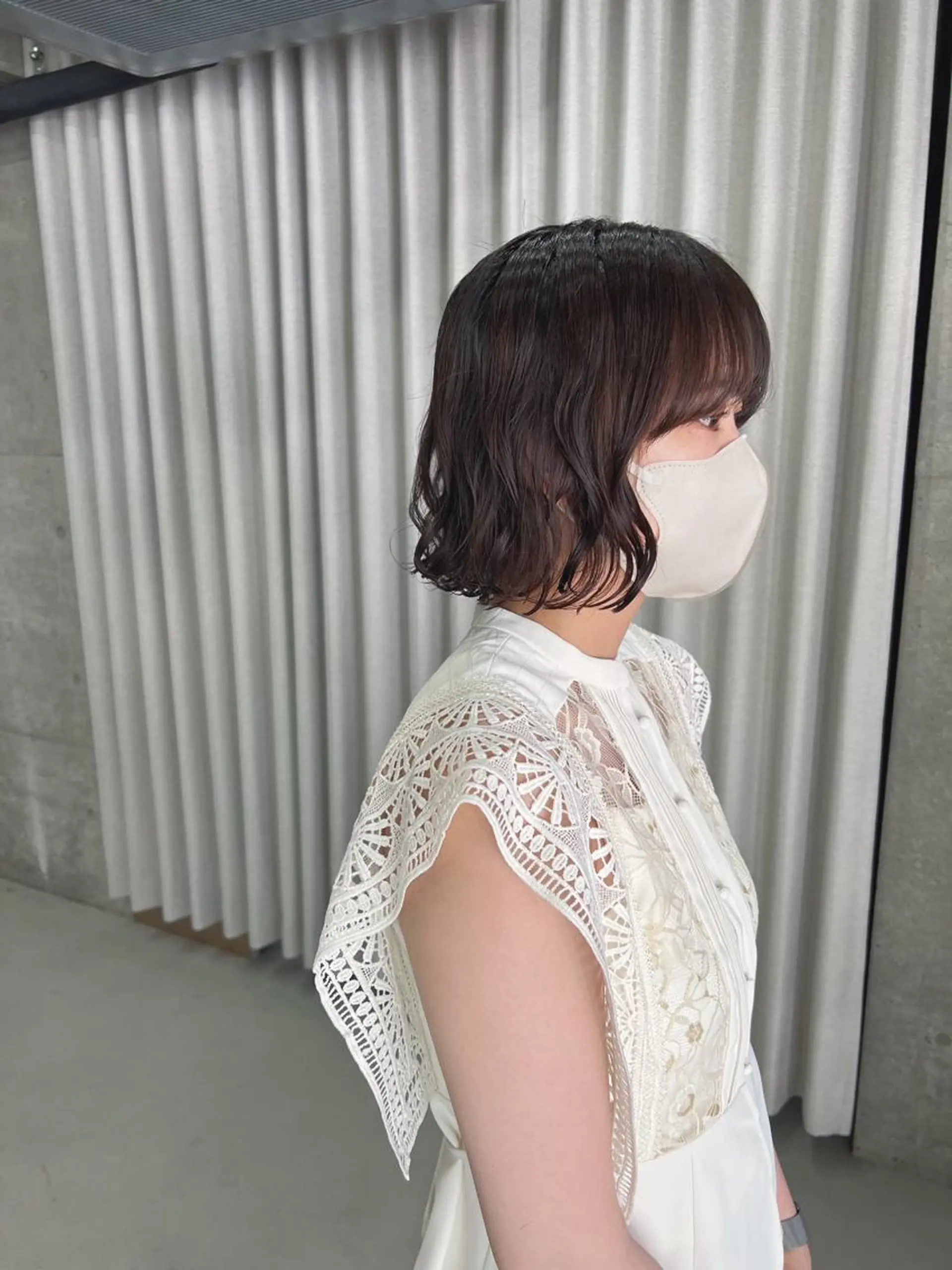 パーマ ボブパーマコテ巻き風 パーマNo1深江秀平のヘアスタイル