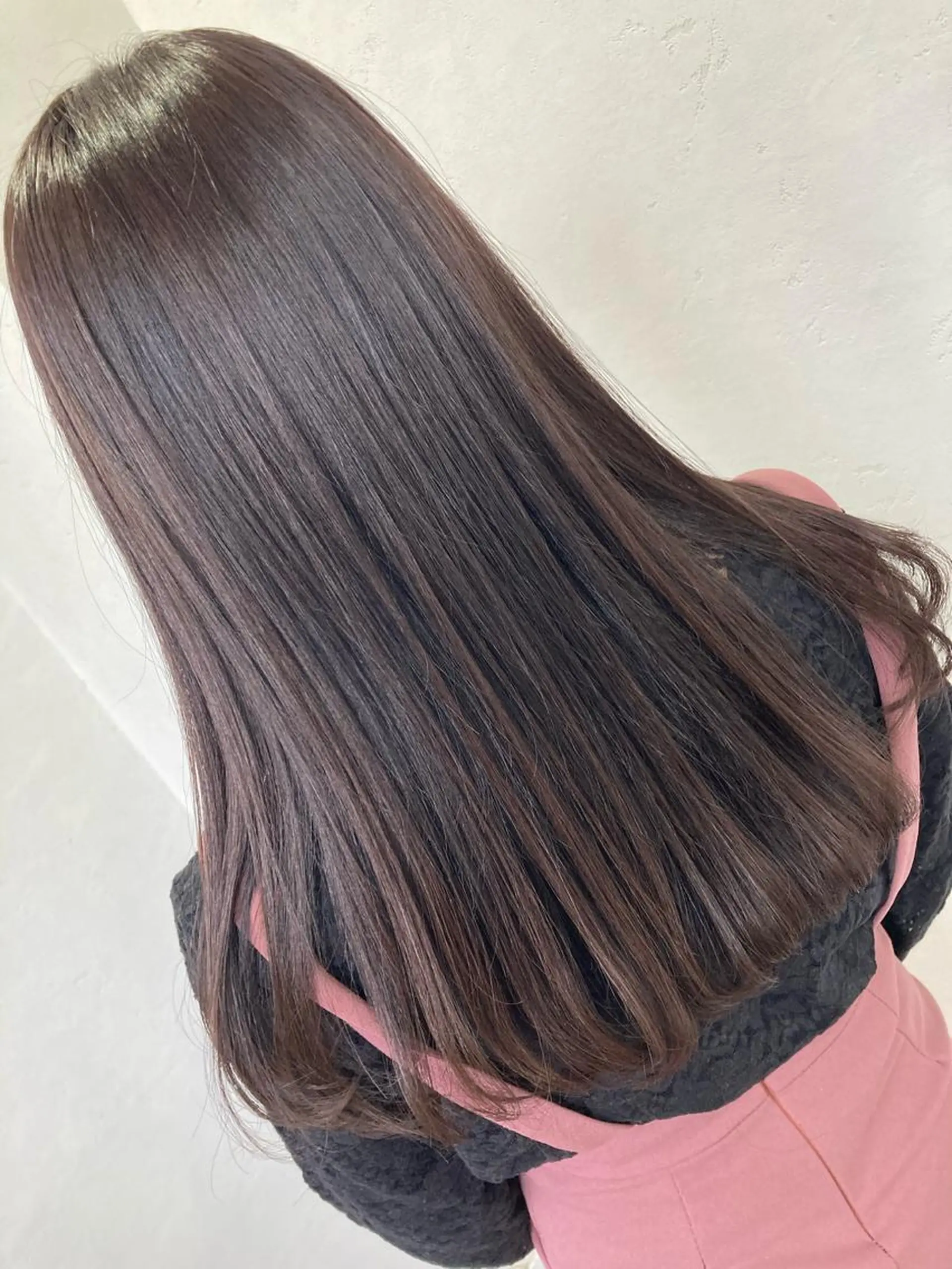 ロング カラー カット ヘアカラー ブリーチ毛縮毛矯正 👑山口のヘアスタイル