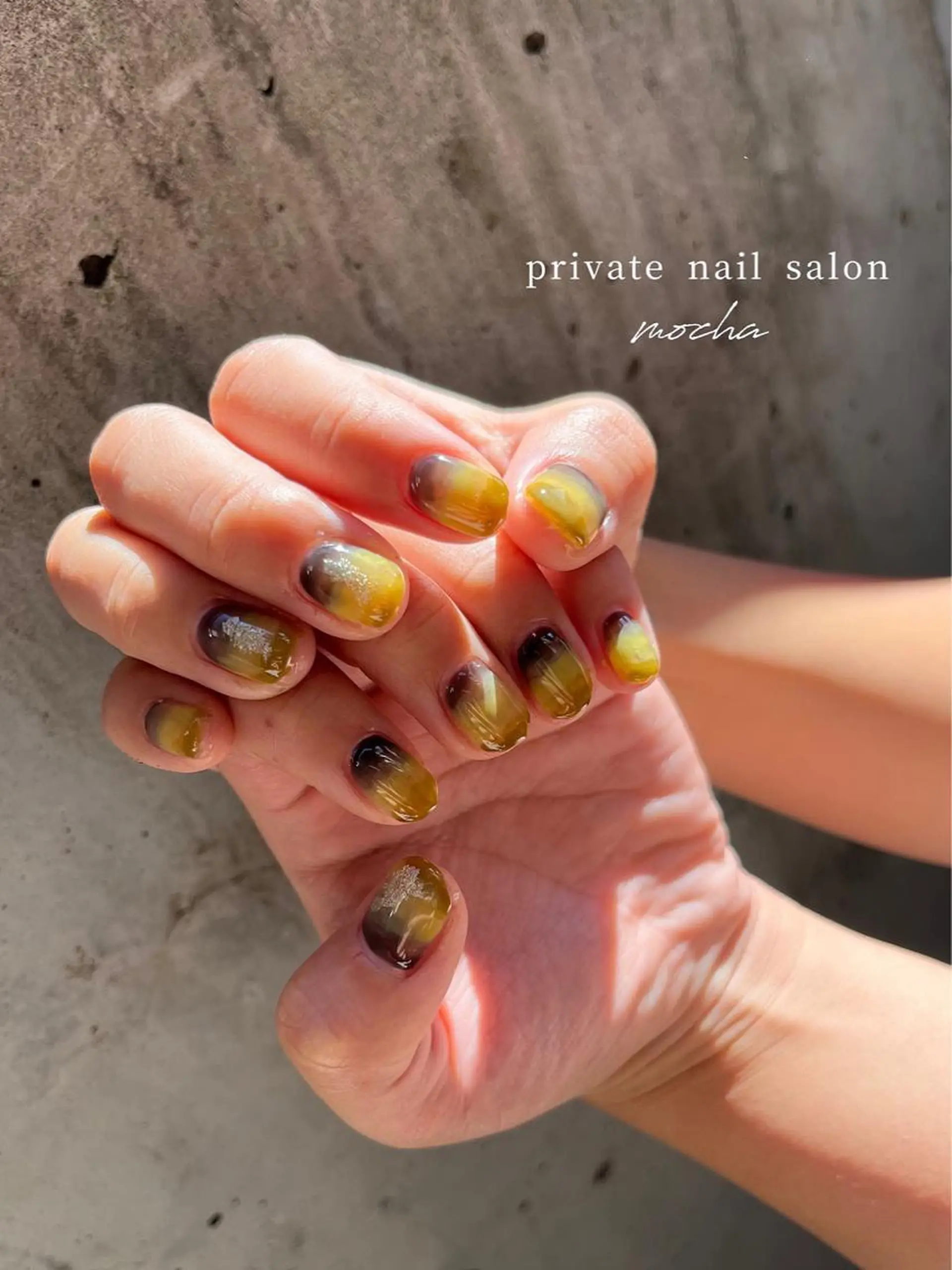 ネイル アートネイル カジュアル チークネイル フレンチネイル ジェルネイル ハンドネイル mocha nailのネイルデザイン