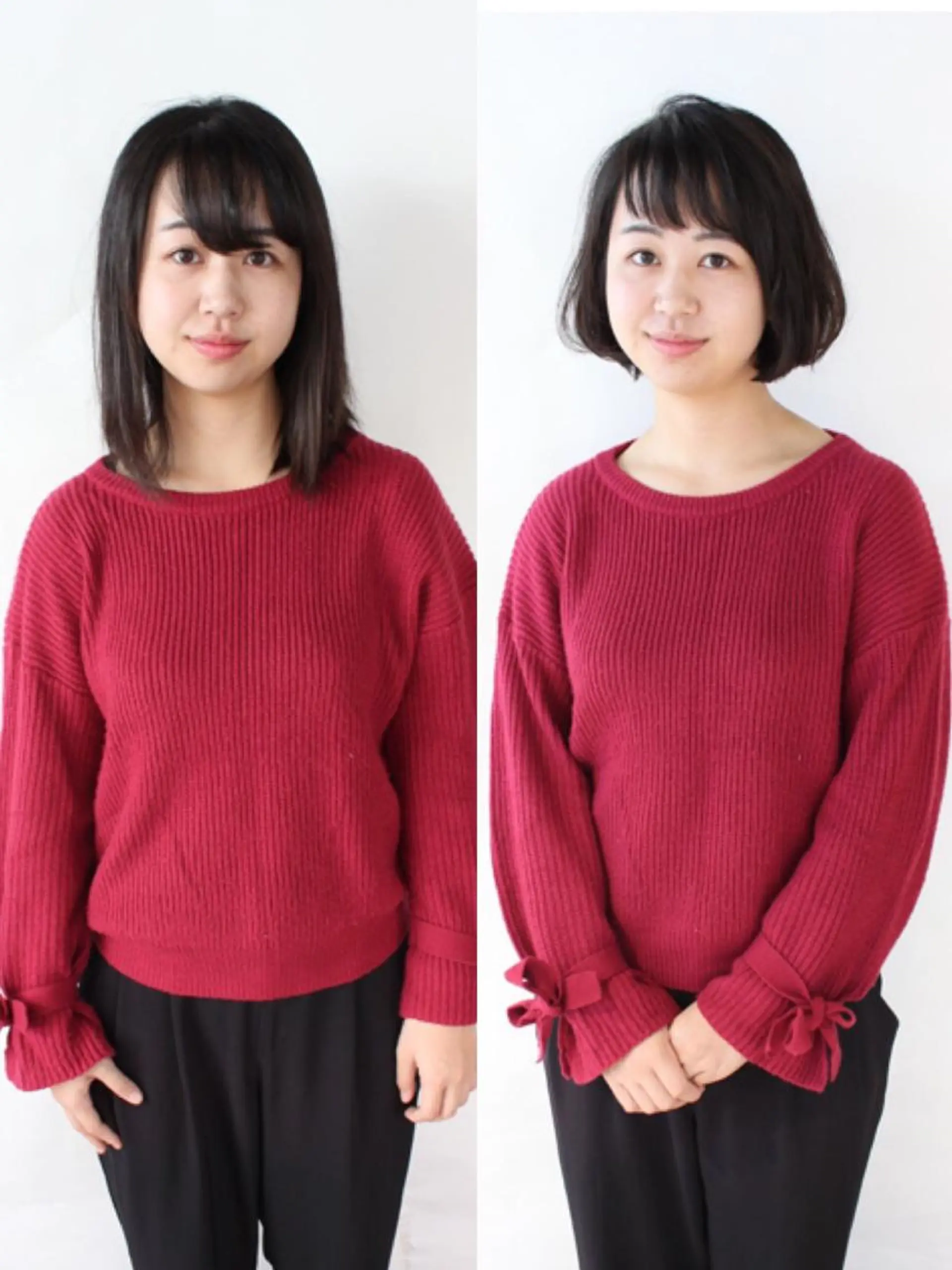 ミディアム 河野 薫のヘアスタイル