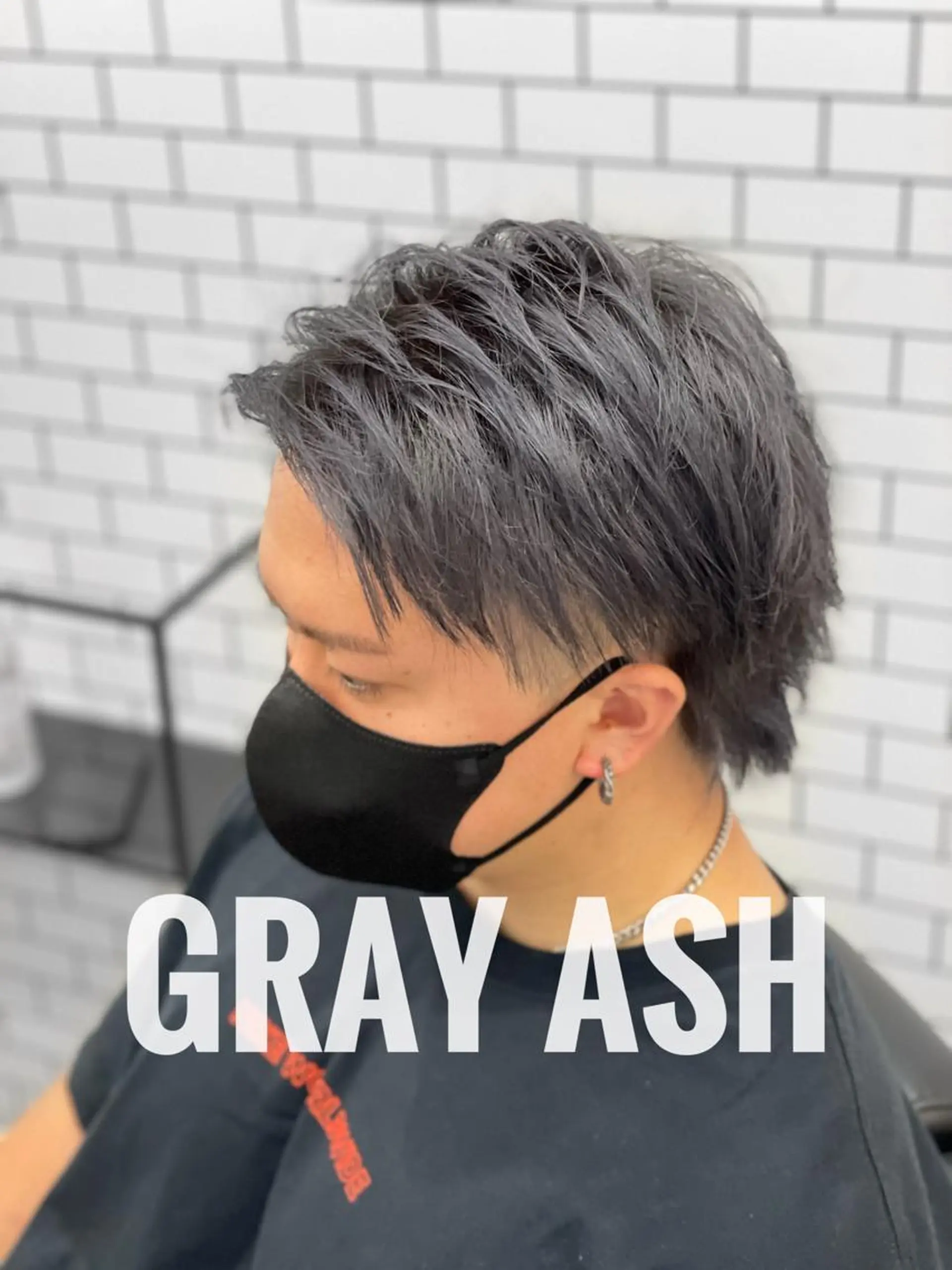 ショート カラー メンズ アップバング メンズブリーチ センターパート フェードカット メンズパーマ カット ヘアカラー TOP by threenine所属・🔥メンズ特化🔥 谷口力哉のヘアスタイル