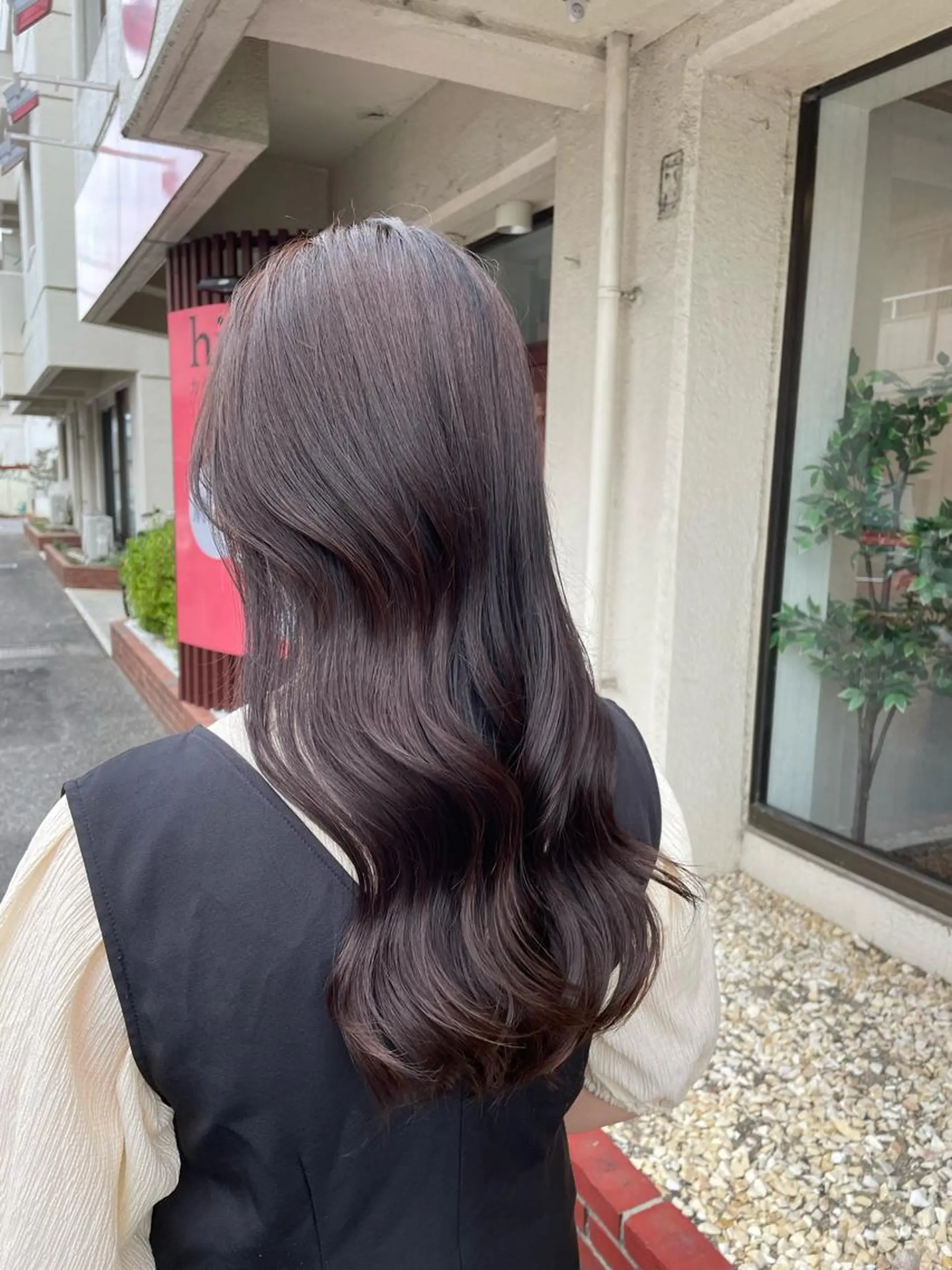 ロング バイオレットブラウン 🌝秦 美羽🌝のヘアスタイル