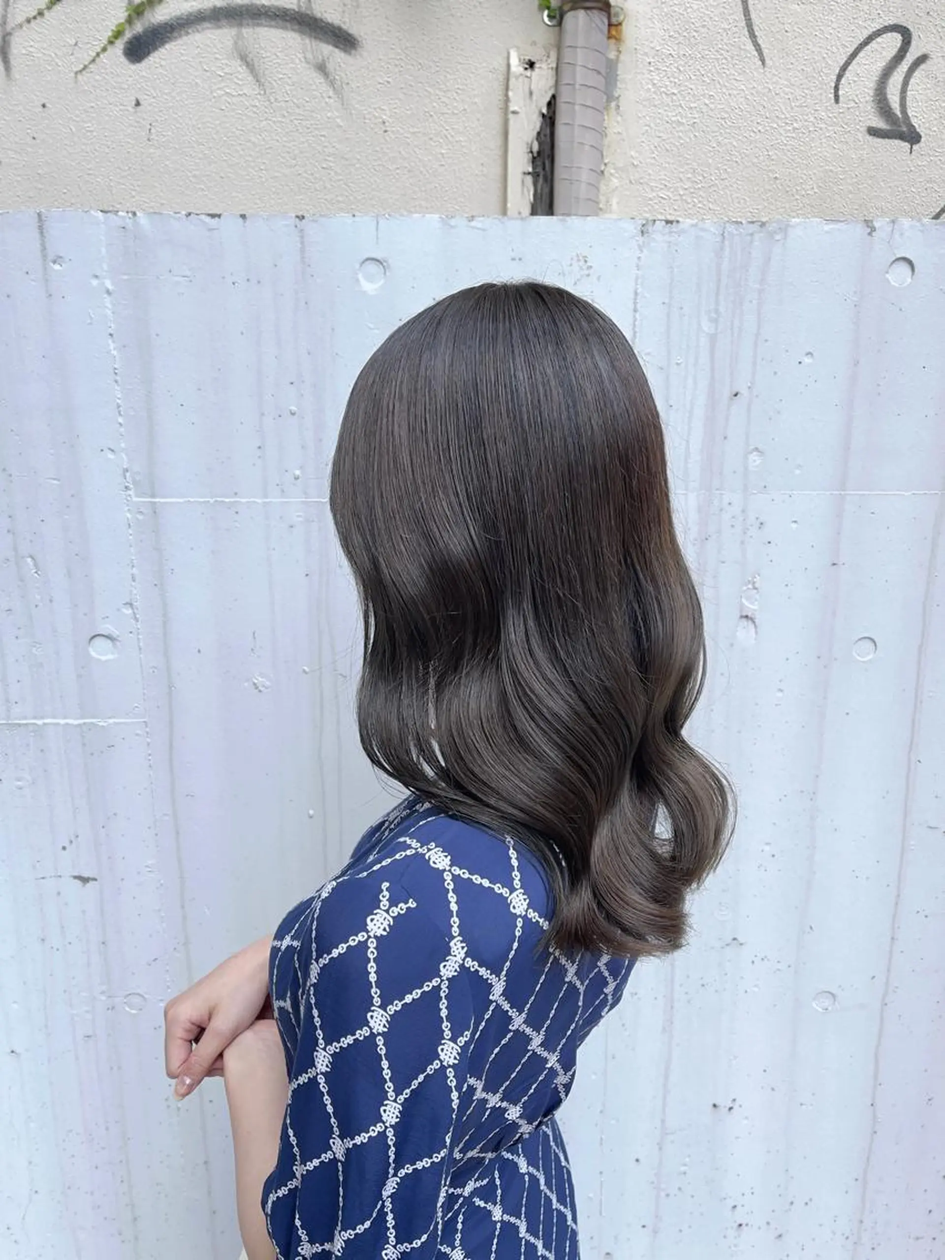 セミロング 泉 堅也のヘアスタイル