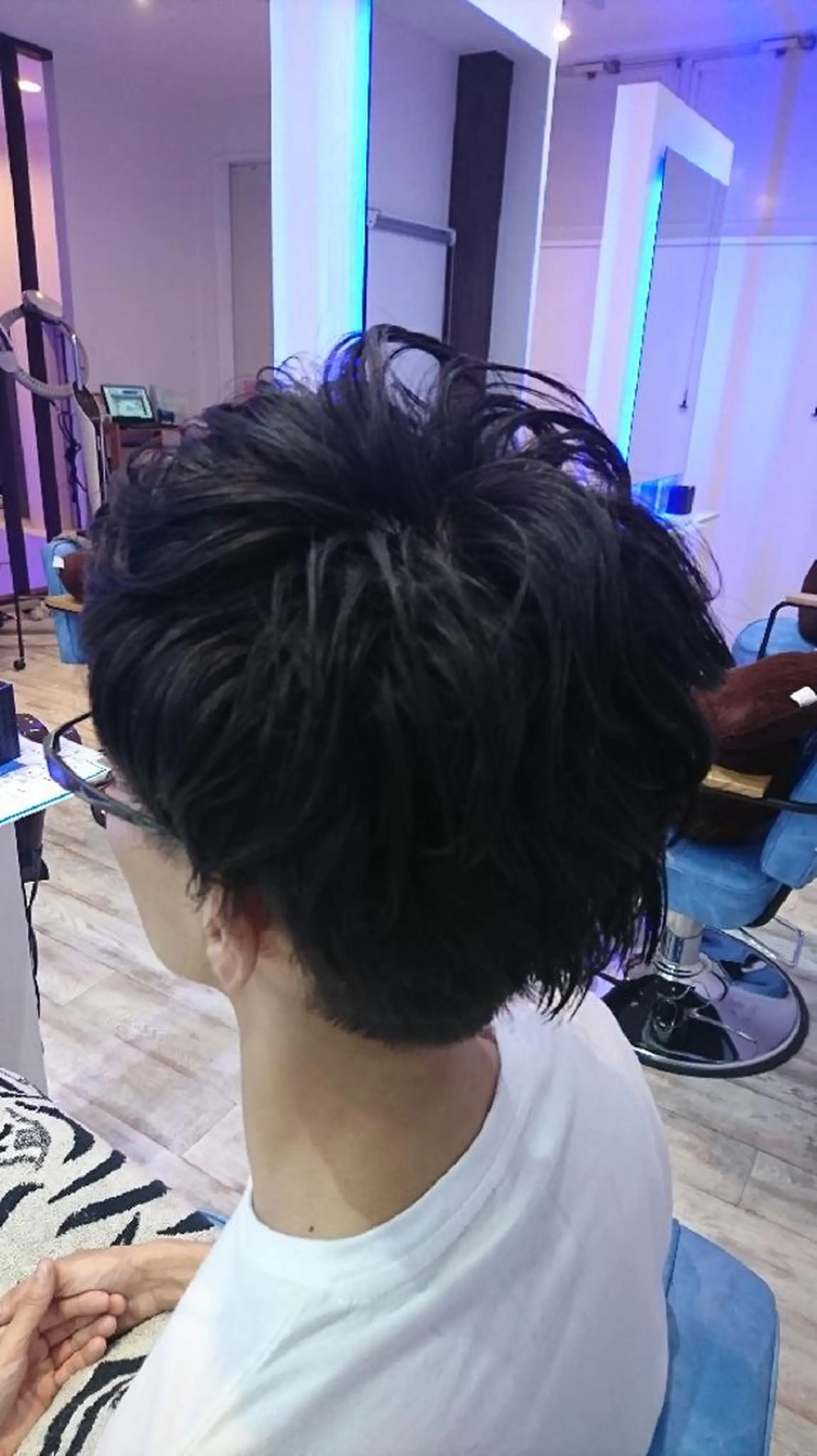 ショート パーマ メンズ メンズパーマ 中嶌 健一のヘアスタイル