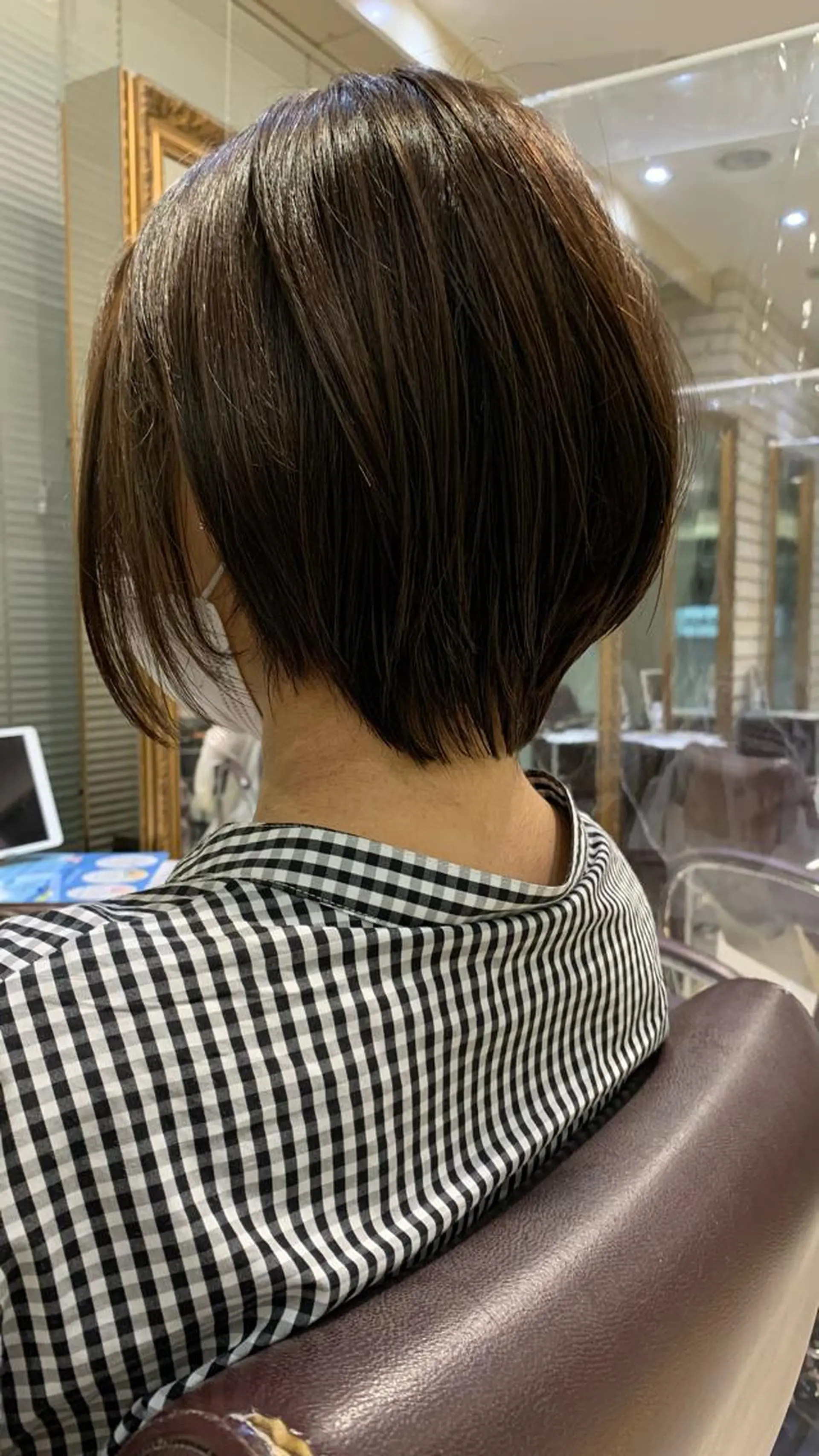 ショート タンバルモリパーマ 礒井メンキのヘアスタイル
