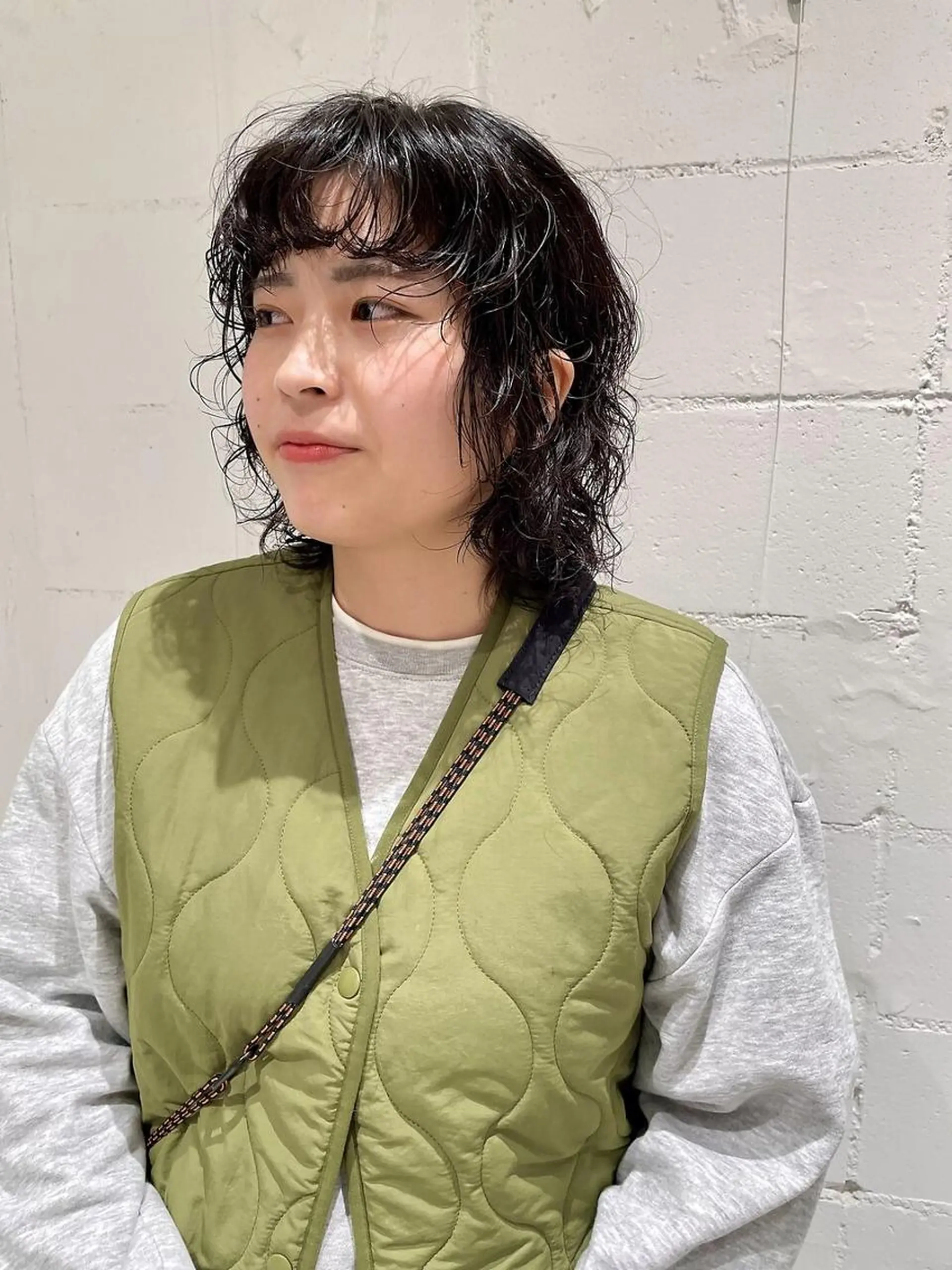 ミディアム パーマ カット パーマ ボブ/レイヤー/ 御田村裕人のヘアスタイル