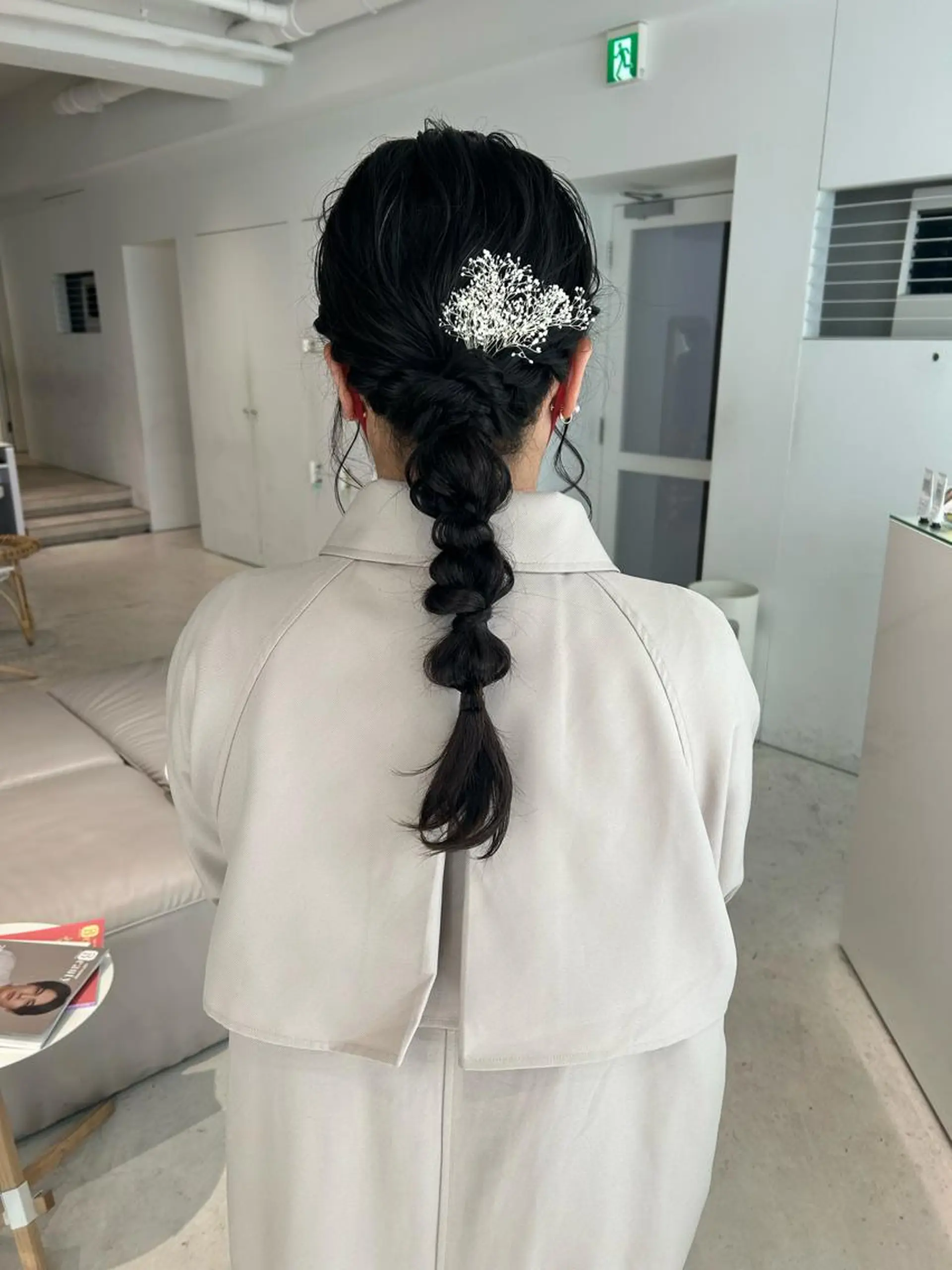 ロング ヘアアレンジ ヘアセット 透明感カラー🫧 nanohaのヘアスタイル